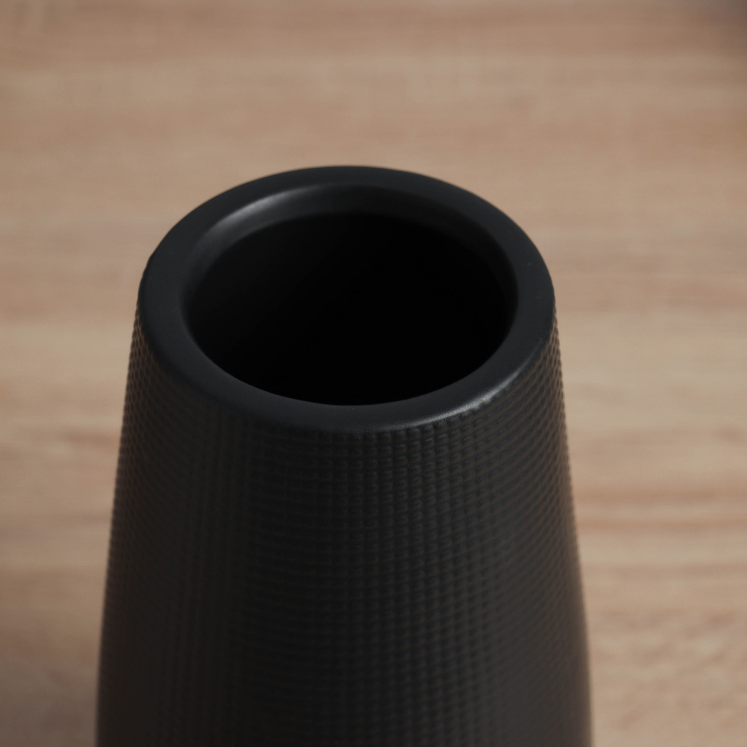 Ваза керамика настольная "Адельмо" 20,5х9,5 см, чёрный  10455008