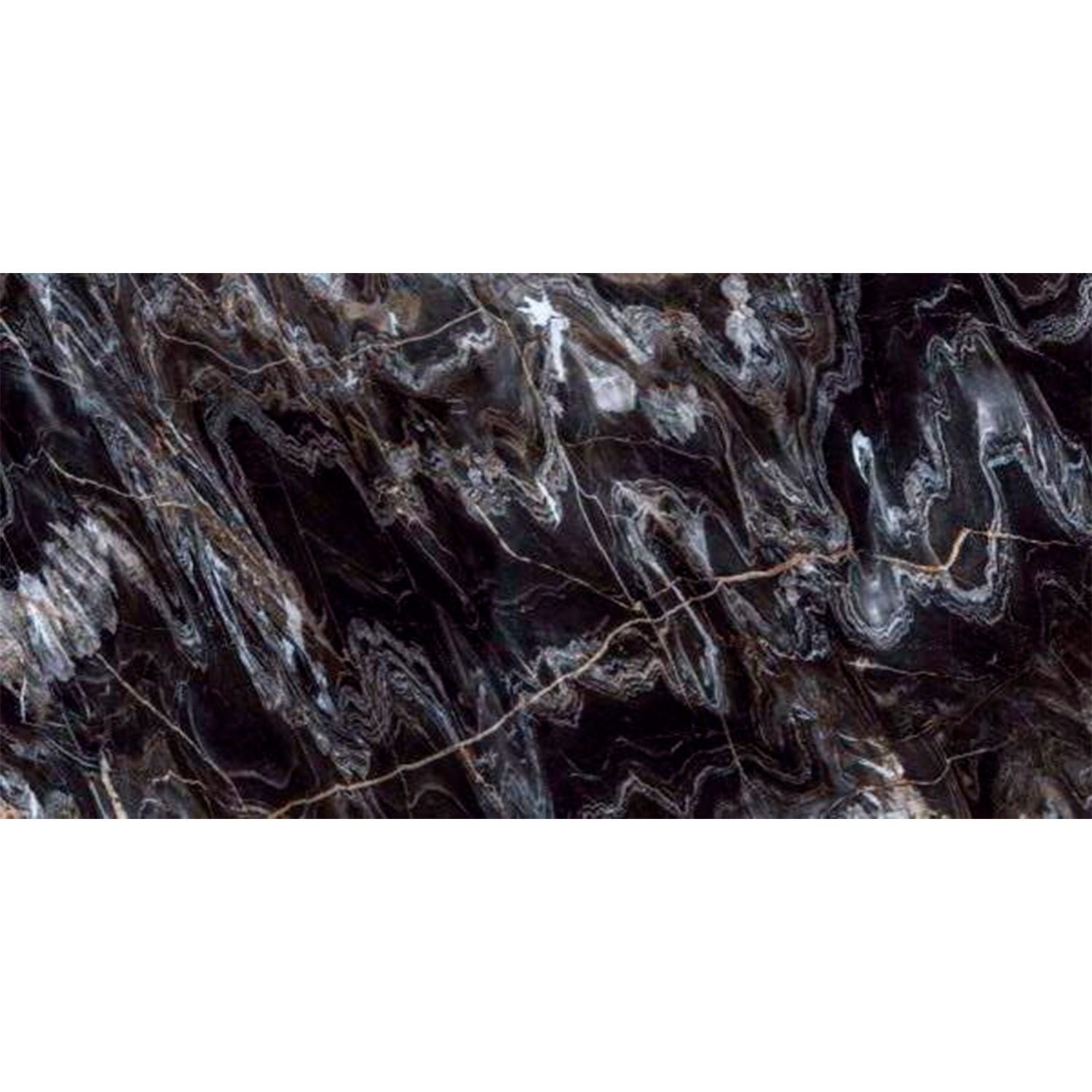 Керамогранит 1.44 м² Primavera Toledo GR201, 1200x600x9 мм, черный