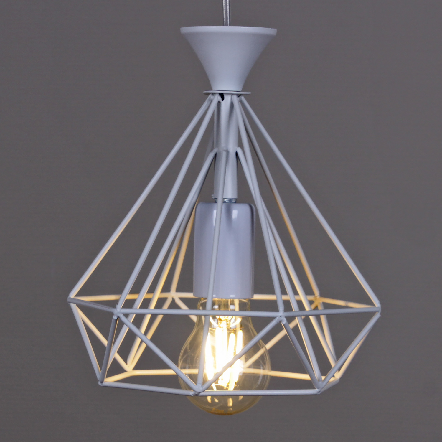 Светильник подвесной 02630-0.4-01 WH Е27 40Вт S=6м2 *1/12