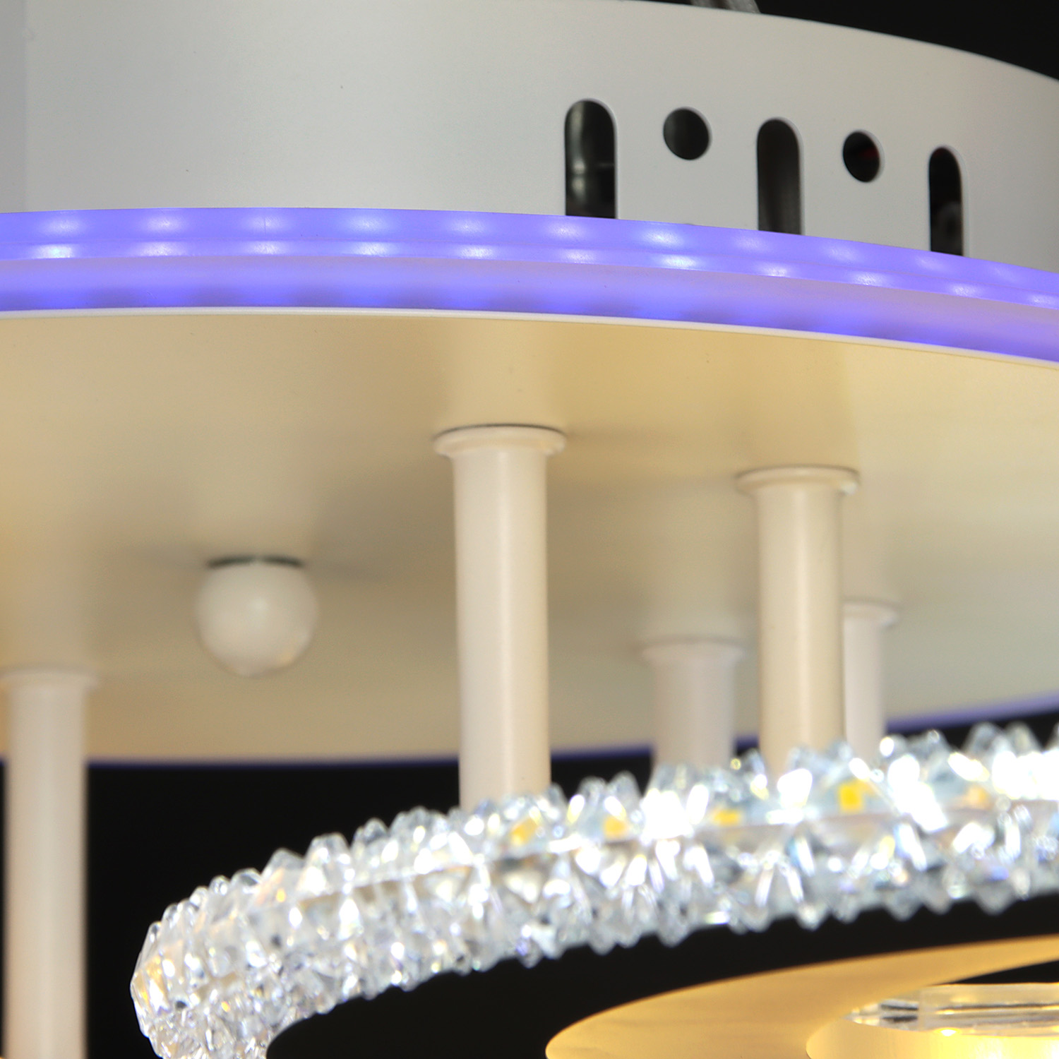 Люстра S2354/2+2 LED 3000K-6500K+RGB (d-660; h-120) пульт VERNER LIGHTING *1