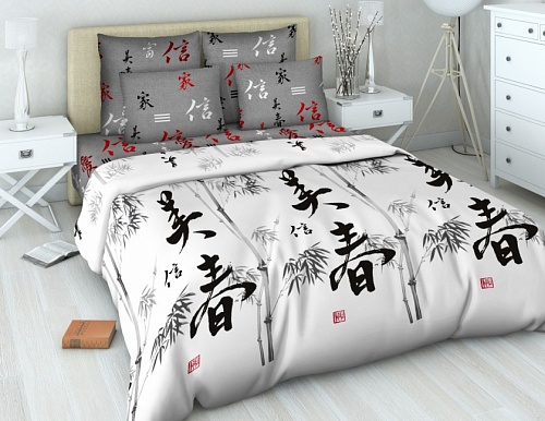 Постельное белье евро бязь Василиса 4038/1 Символ благополучия нав70*70,пр200*220 *1/5