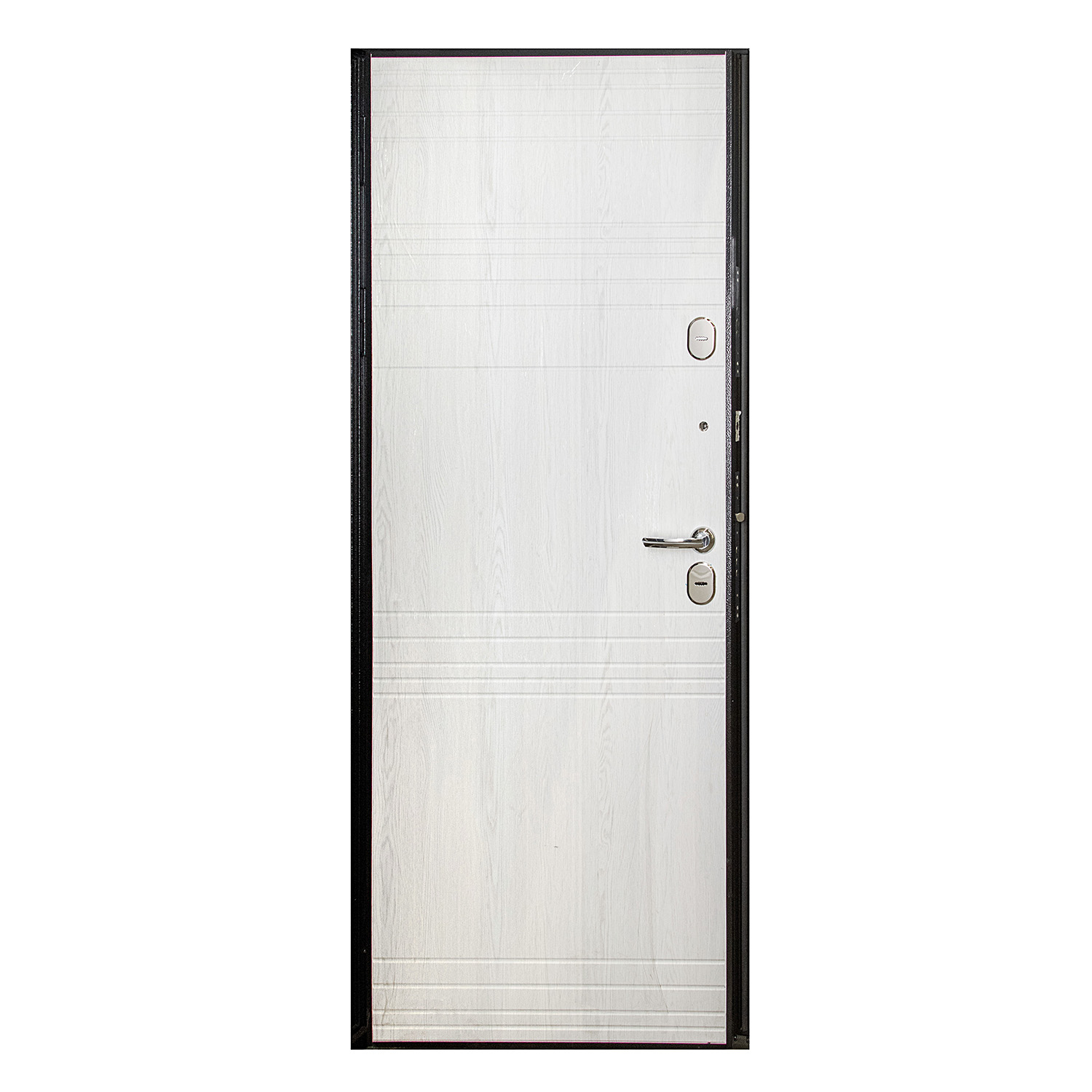 Дверь входная 2050х960х110 мм Форпост Норд, правая, ясень белый