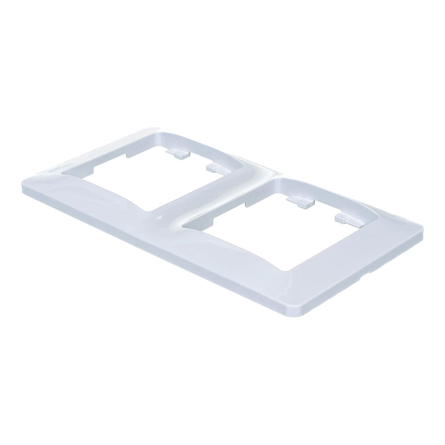 Рамка "Glossa" 2-м. вертик. бел. GSL000106 *1