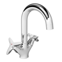 Смеситель для умывальника IDDIS Copter COPSB00i01, высокий излив, двухвентильный