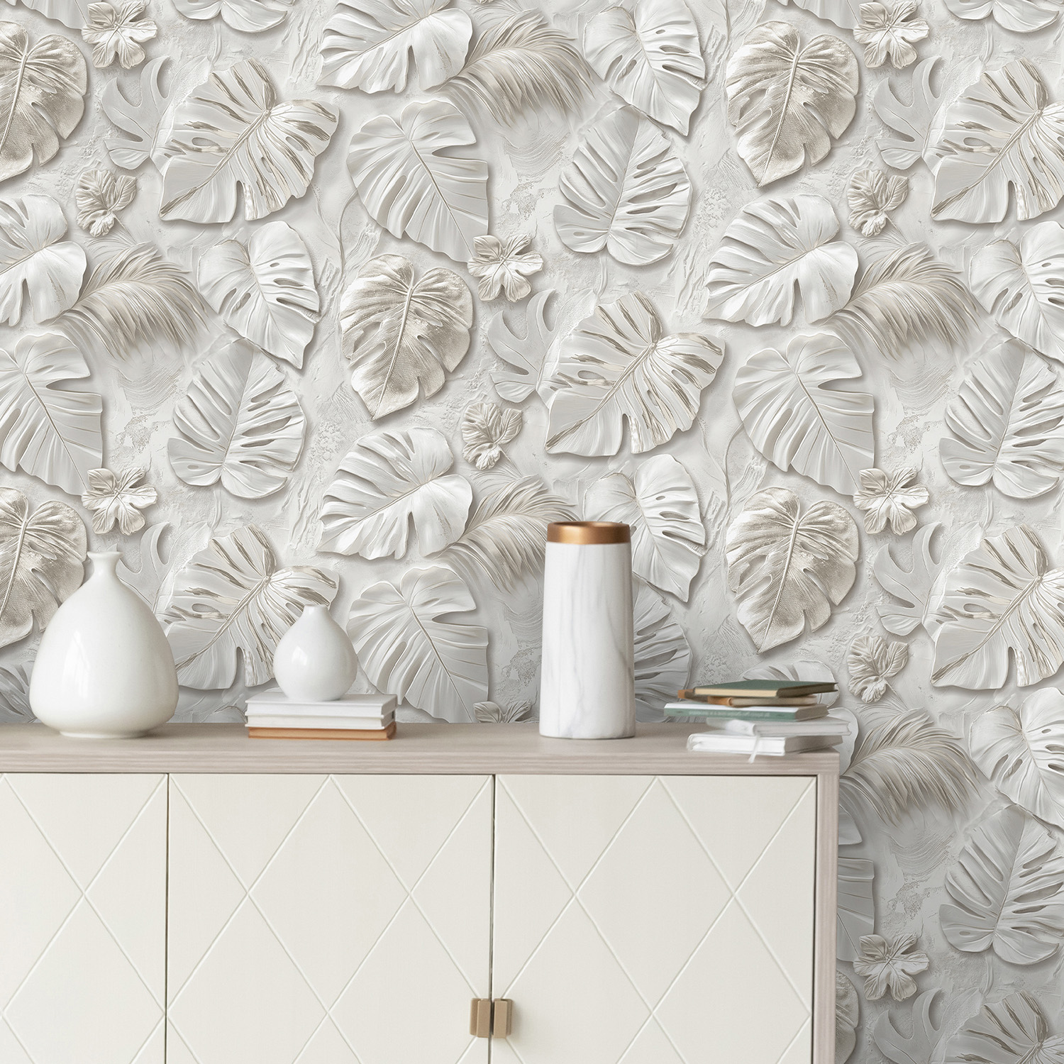 Обои  флиз Victoria Stenova Madeira  (бел./беж.) 585555 1.06*10м *6