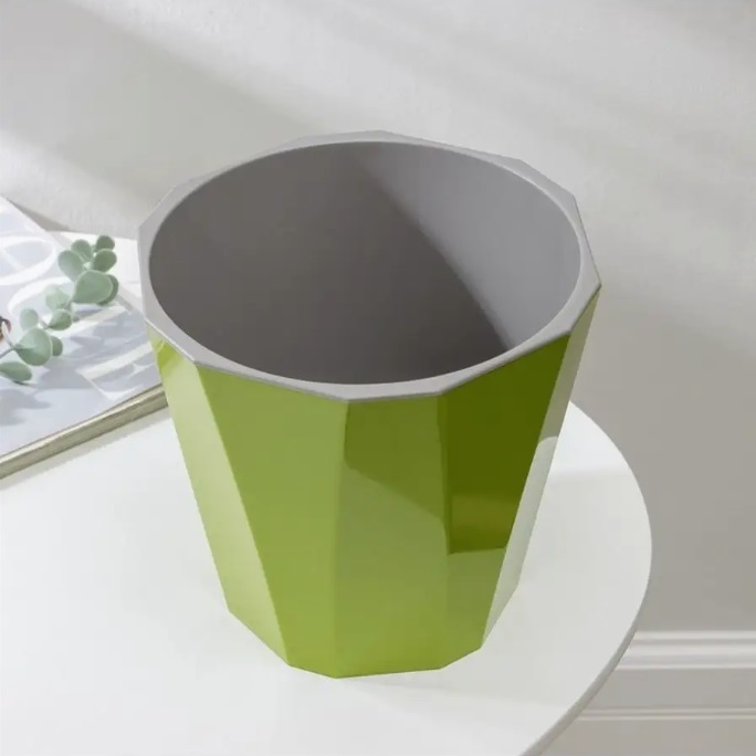 Кашпо пластм. "Палермо" 3,6л d верха 202мм h193мм со вставкой Оливковое С317ОЛВ ("Мартика") *1/16