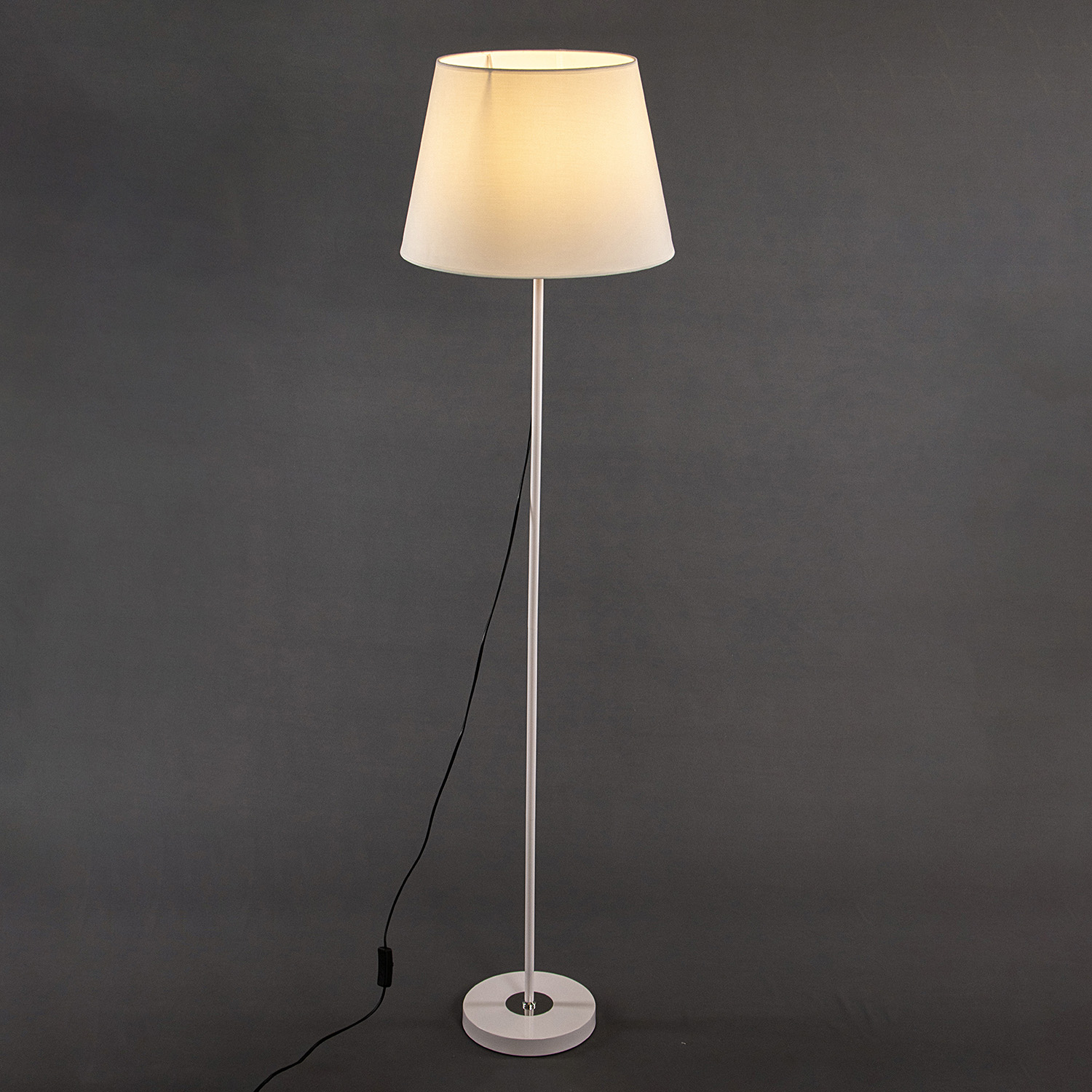 Торшер 13910-0.6-02 WH  Е27 60Вт (основание+абажур)  *1