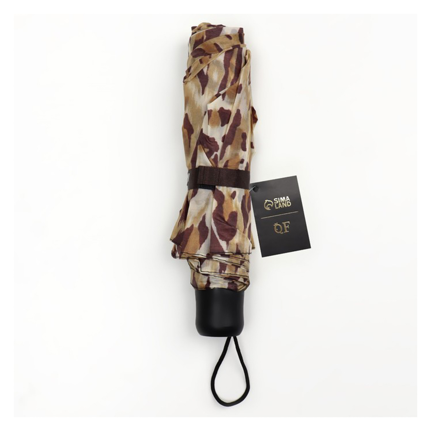 Зонт жен мех R48 3сл 8спиц П/Э Сафари руч круг МИКС 5573110