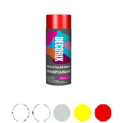 Эмаль-аэрозоль белый матовый 520 мл DECORIX (A24) *1/12