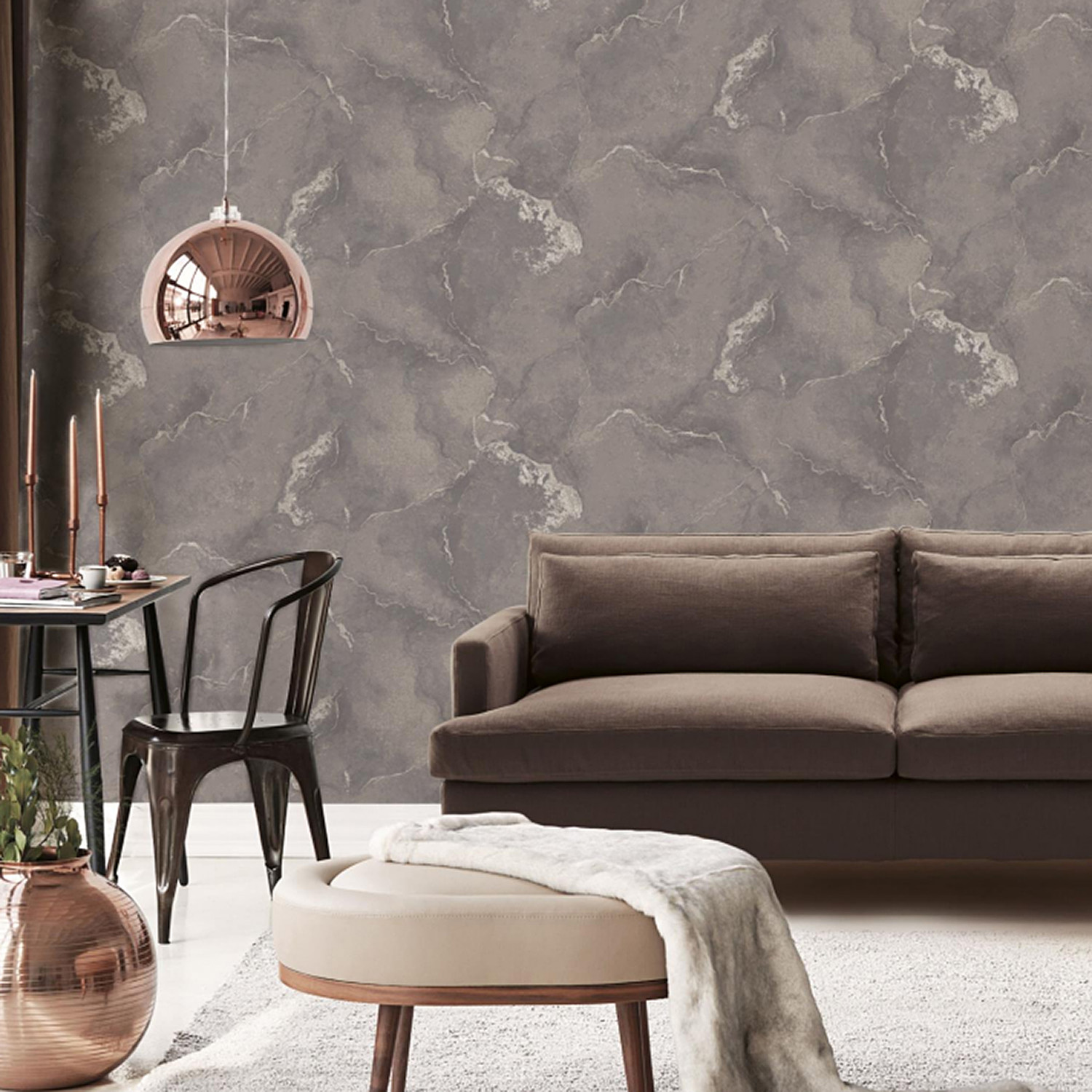 Обои  флиз. "Эрисманн" Atlantis фон (корич.) 60936-05 10.05х1.06м *6