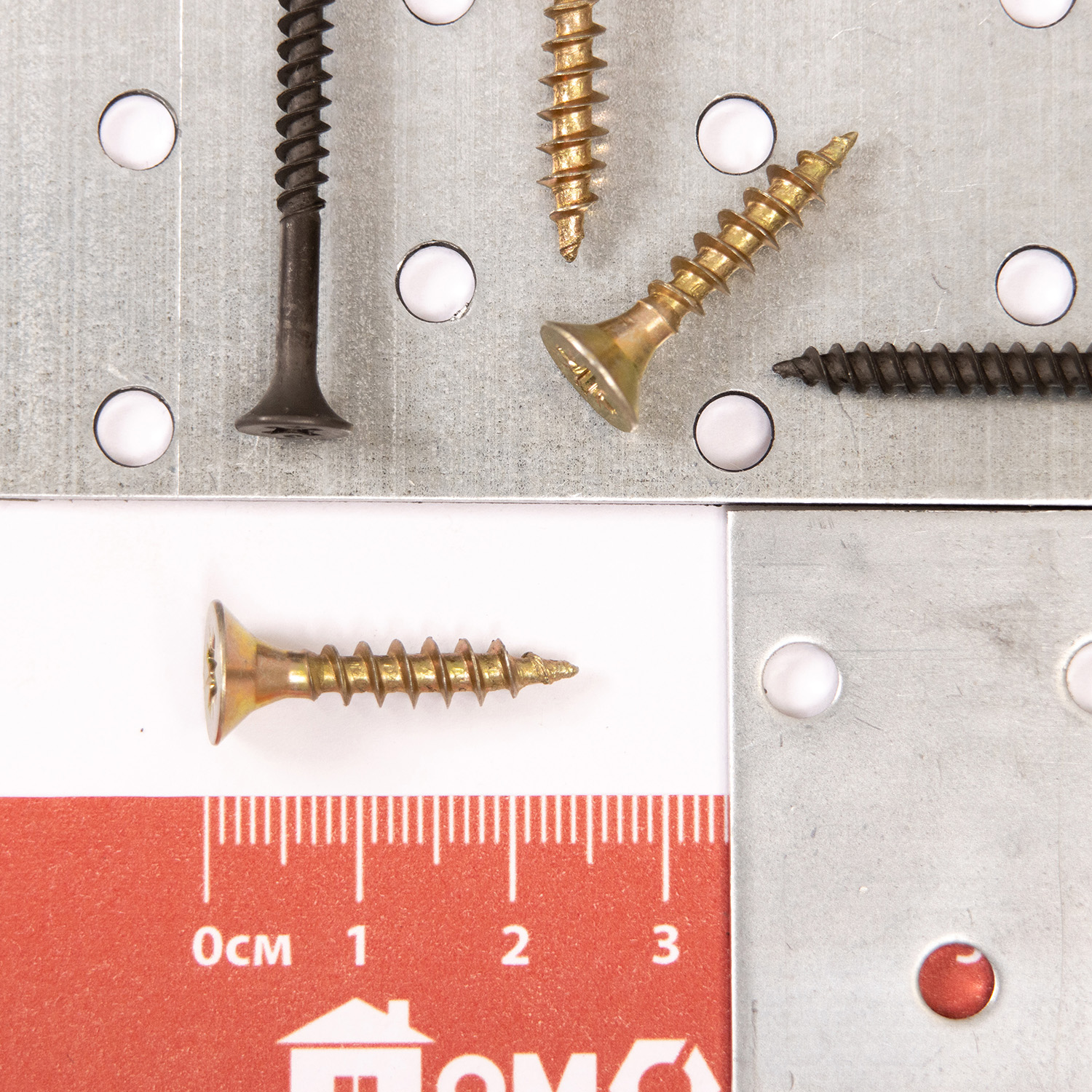 Шурупы жёлтые BROZEX пакет 5*25 (30шт) *10/100