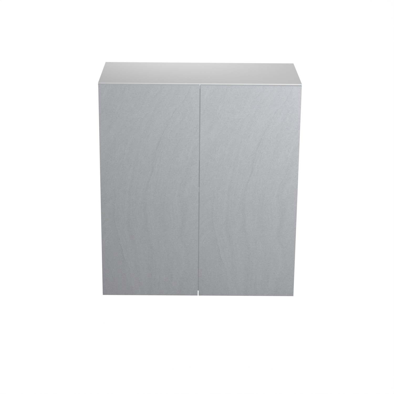 Шкаф навесной 600х676х290 мм BROZEX-WOOD GreyWind, с двумя дверцами