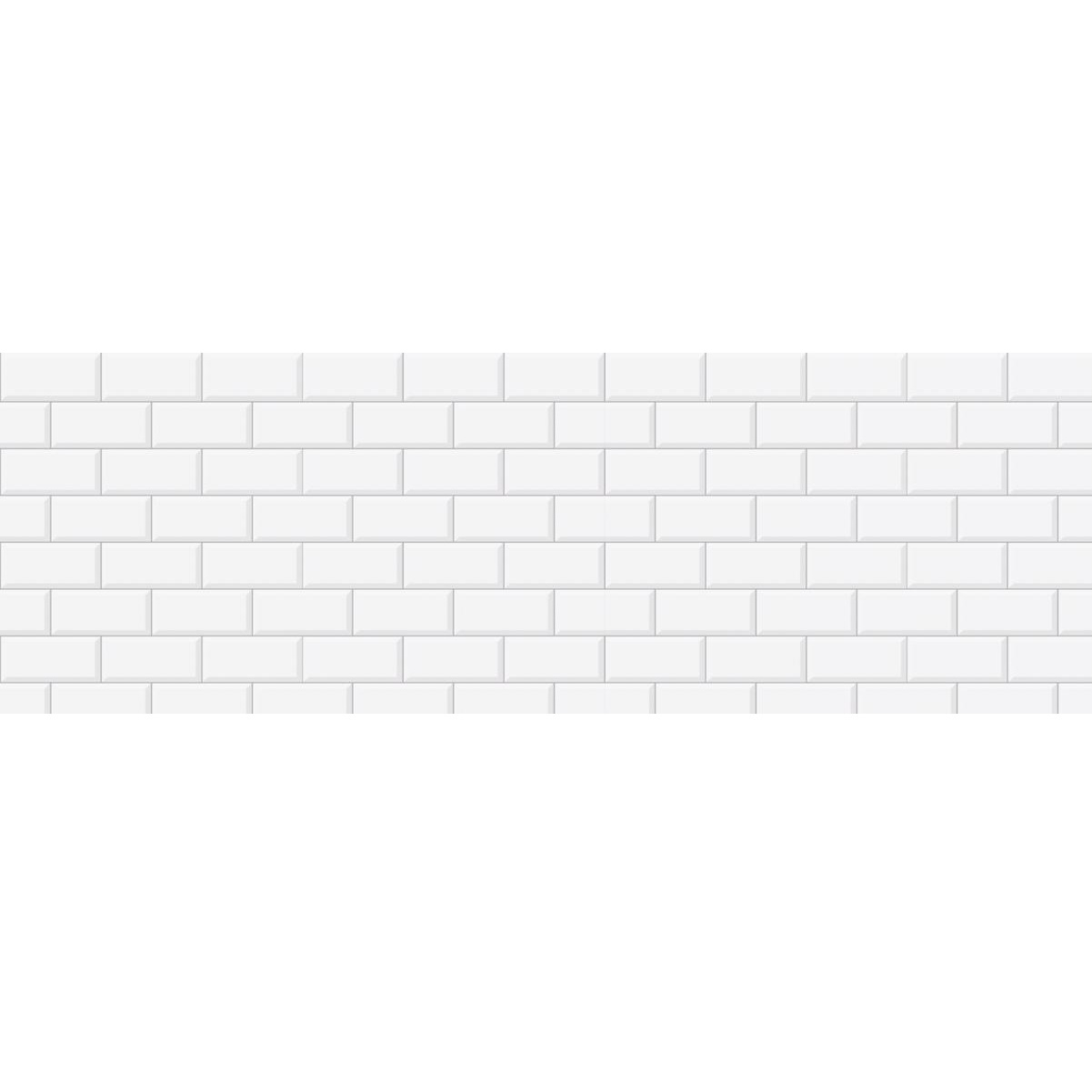 Панель АБС "Белая плитка" (фартук) (3,0*0,6м) *1