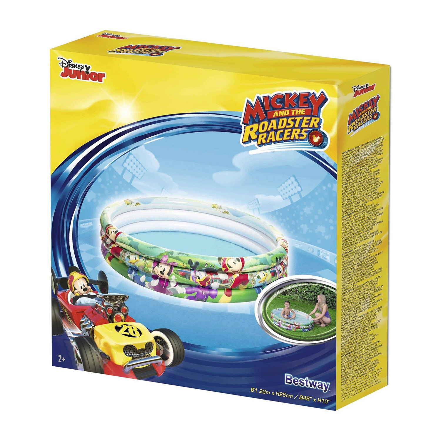 Бассейн надувной "Микки-Маус", 122 х 25 см, от 2 лет 91007 694266