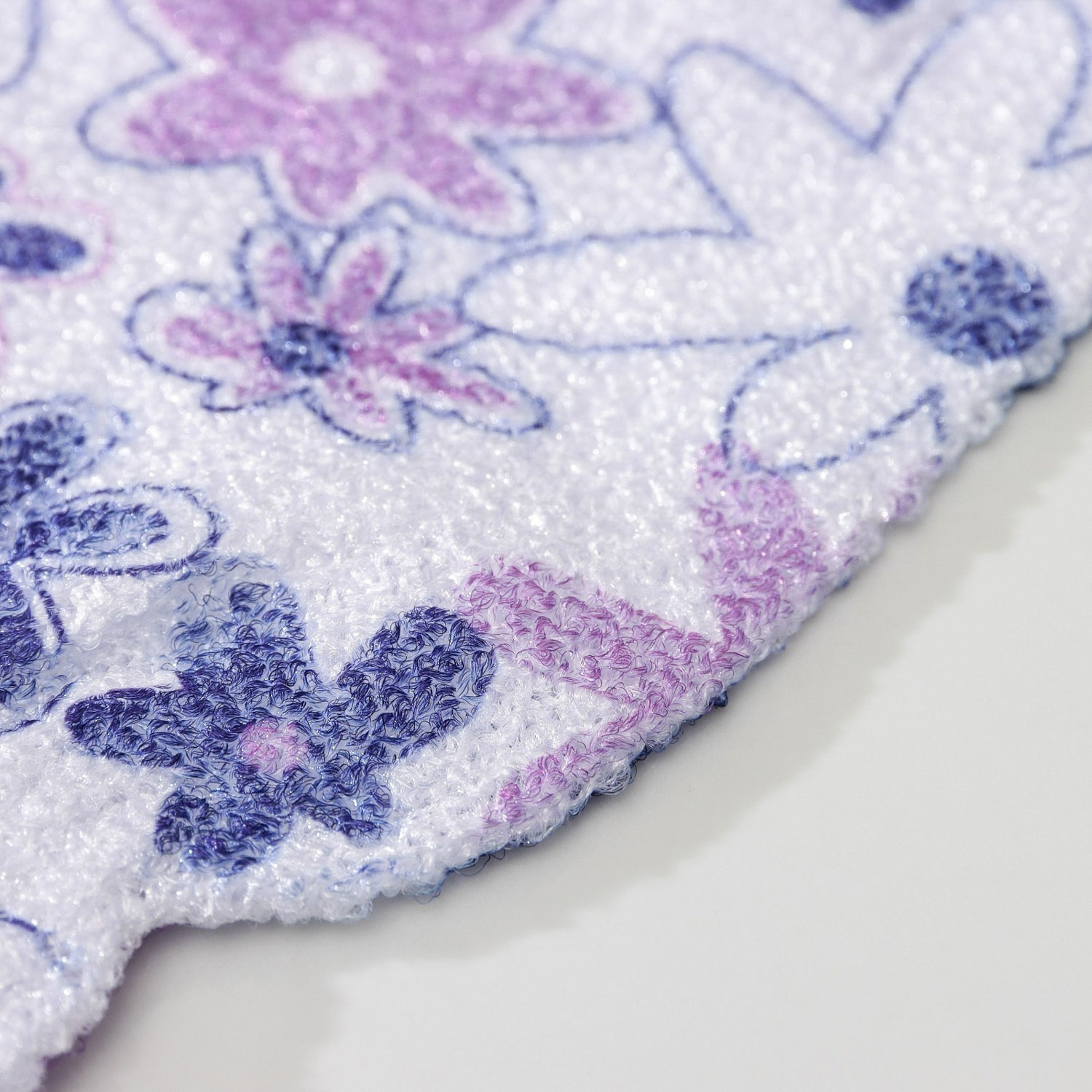 яяяМочалка-перчатка массажная в горошек 18*14 см, цвета МИКС 647559