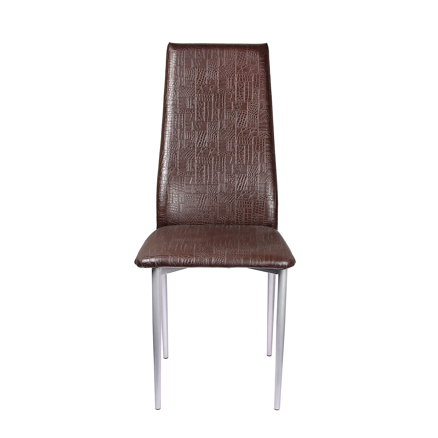 Стул FORPOST Волна, 40x98x58 см, шоколадная рептилия, коричневый