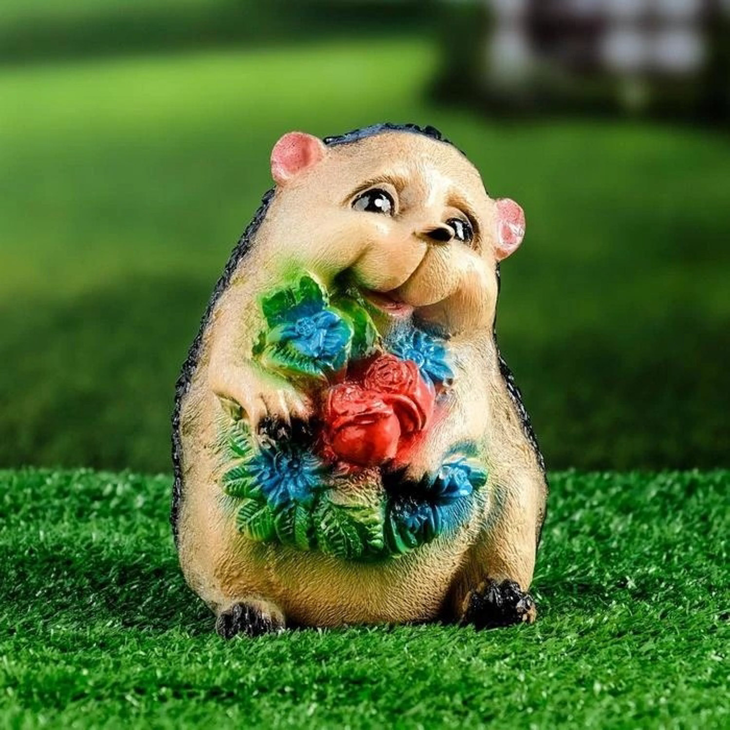 Садовая фигура "Ежик с цветами" 4871331