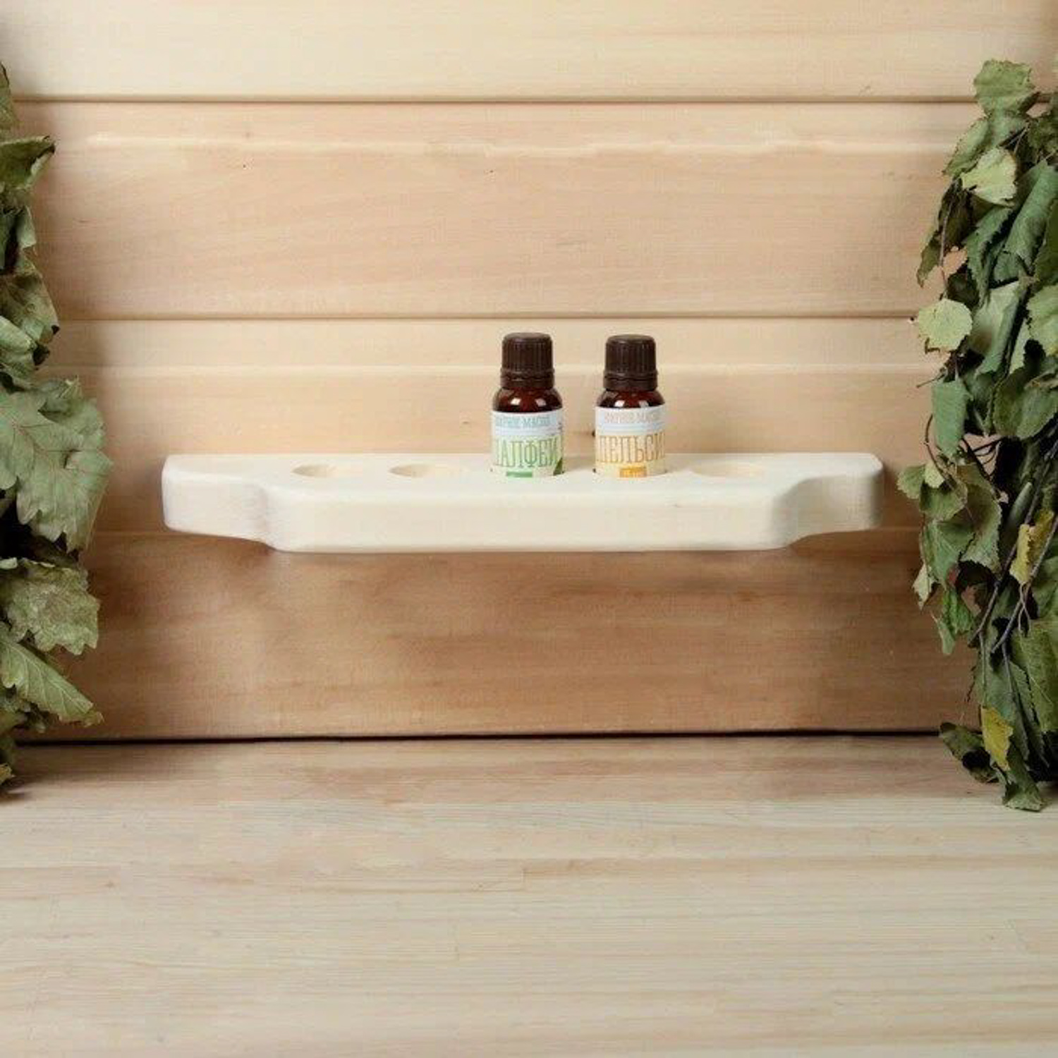 Полочка под масло 5 отверстий, липа "Добропаровъ" 1280135