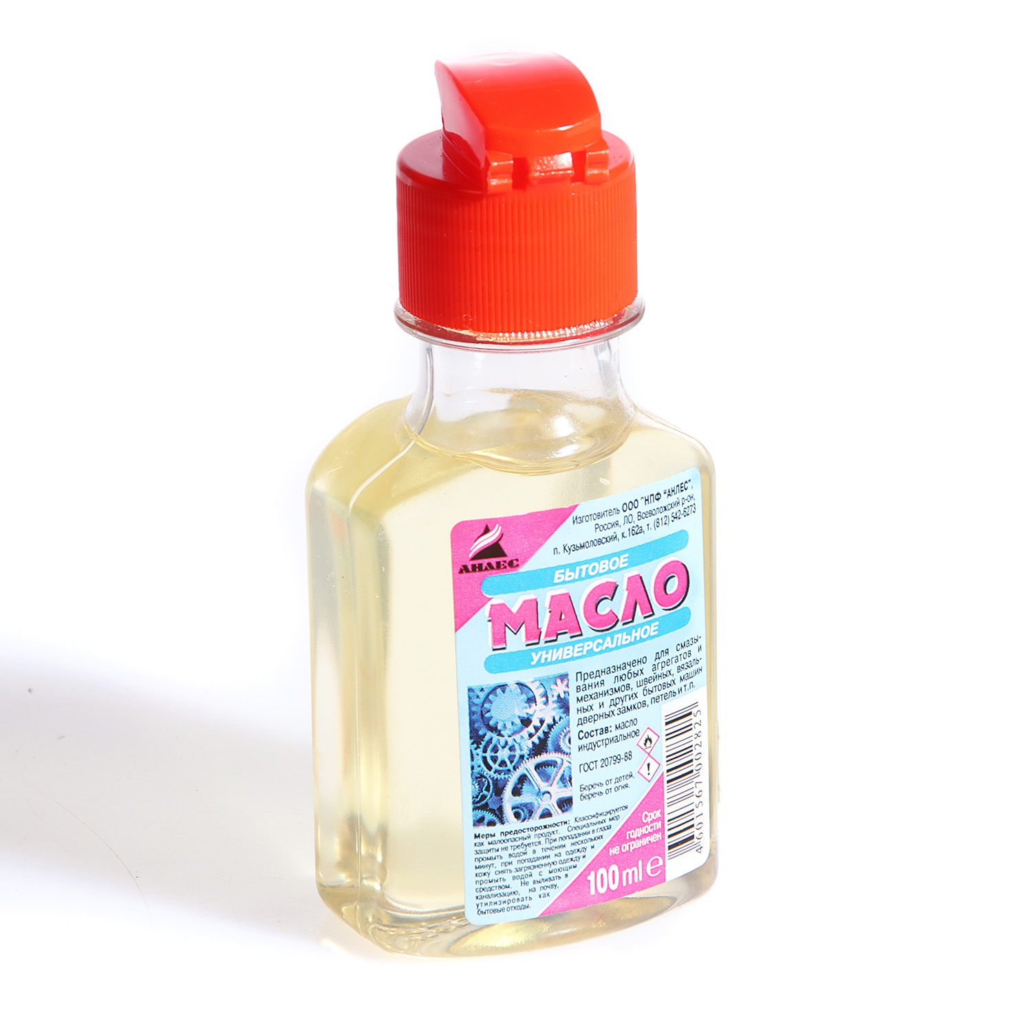 Масло смазочное универсальное бытовое 100мл  *35