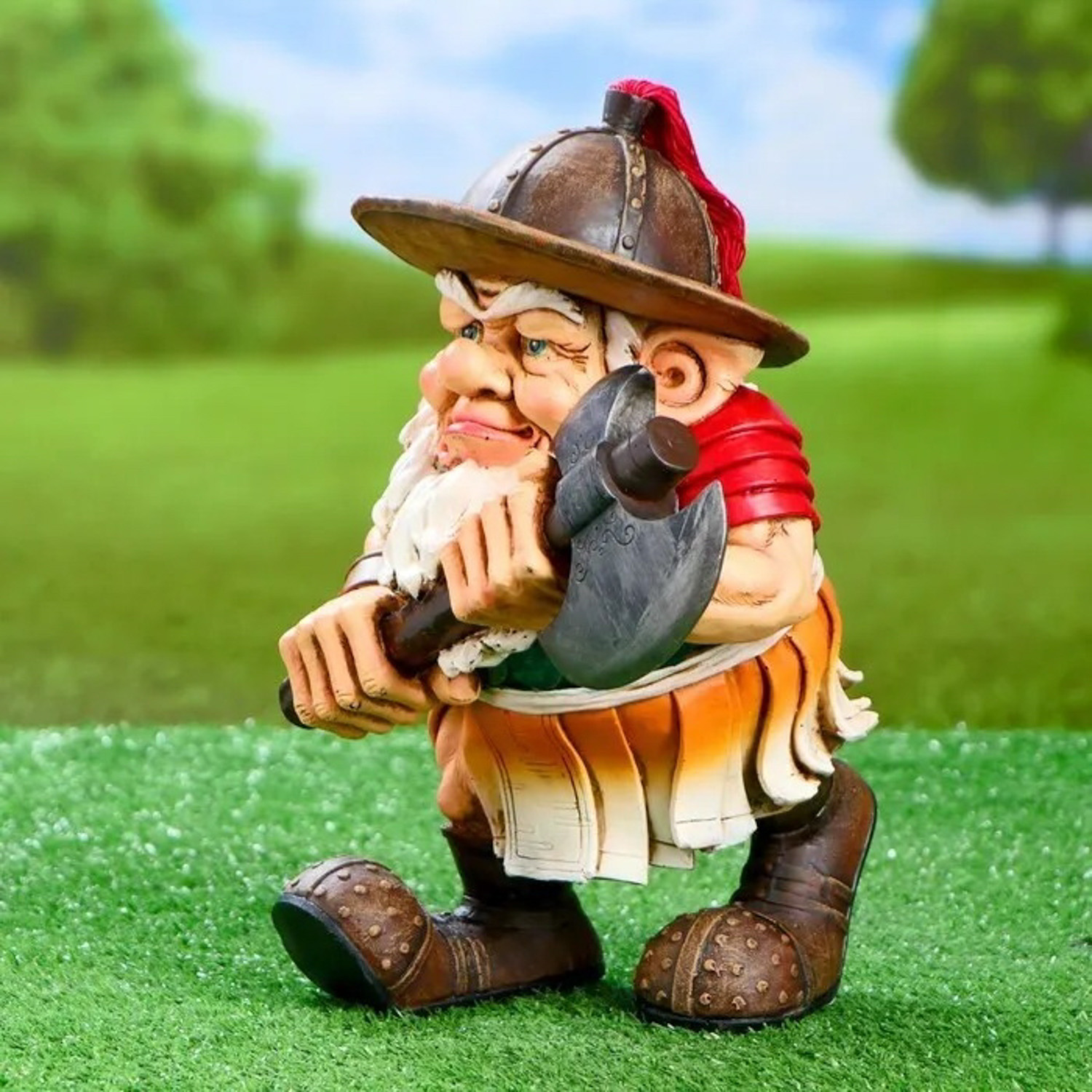 Садовая фигура "Берсерк с топором" 20х22х30см   4793720