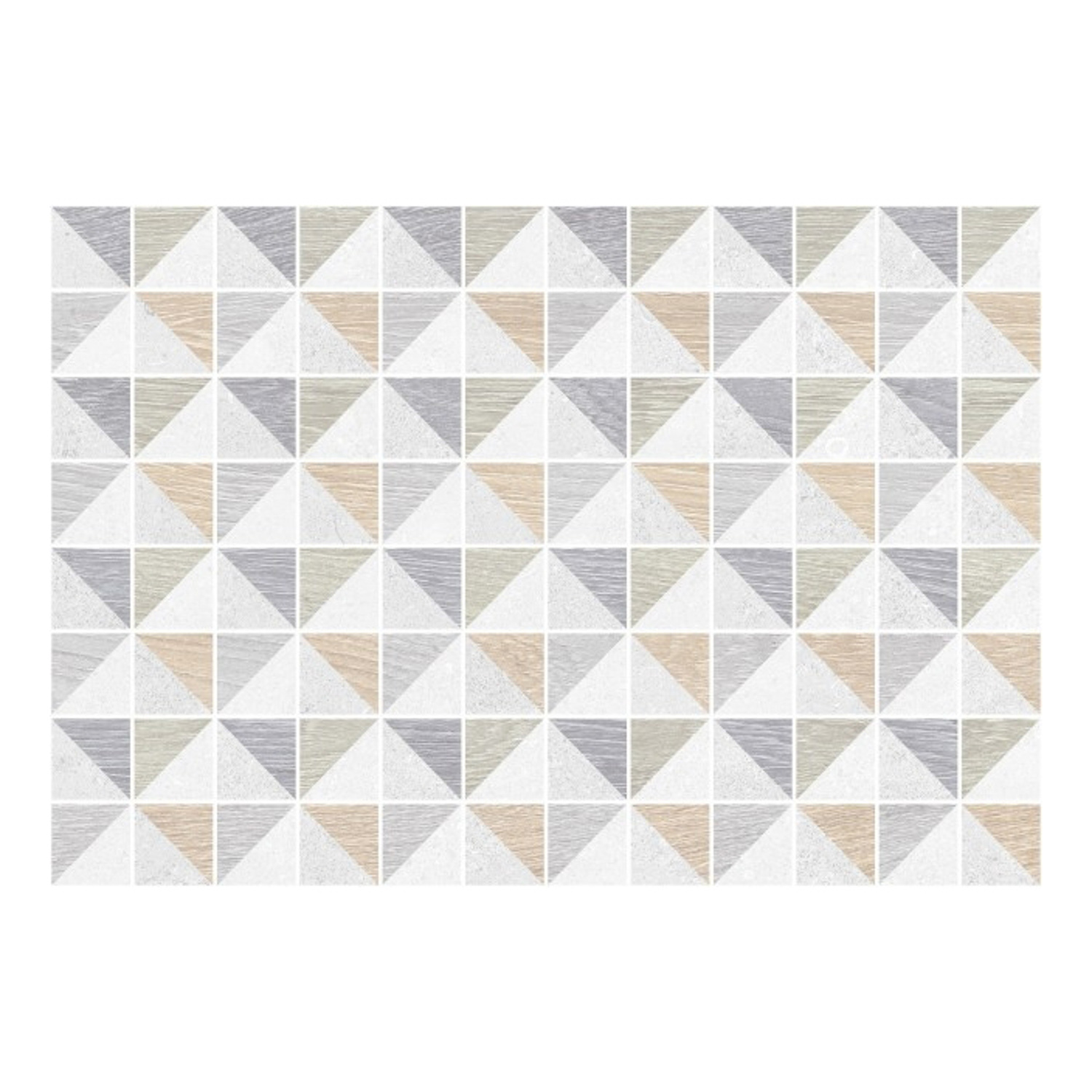 Плитка 40х27.5 см настенная 1.65 м² Керамин Киото, серый, геометрия
