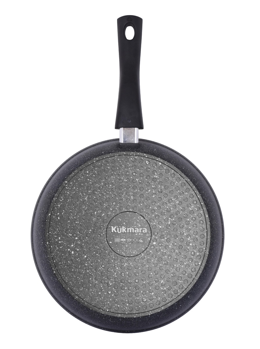 Сковорода алюмин. антипригарная "Kukmara" "Marble INDUCTION" Мрам.темн. d24см смтиш240а*1/4