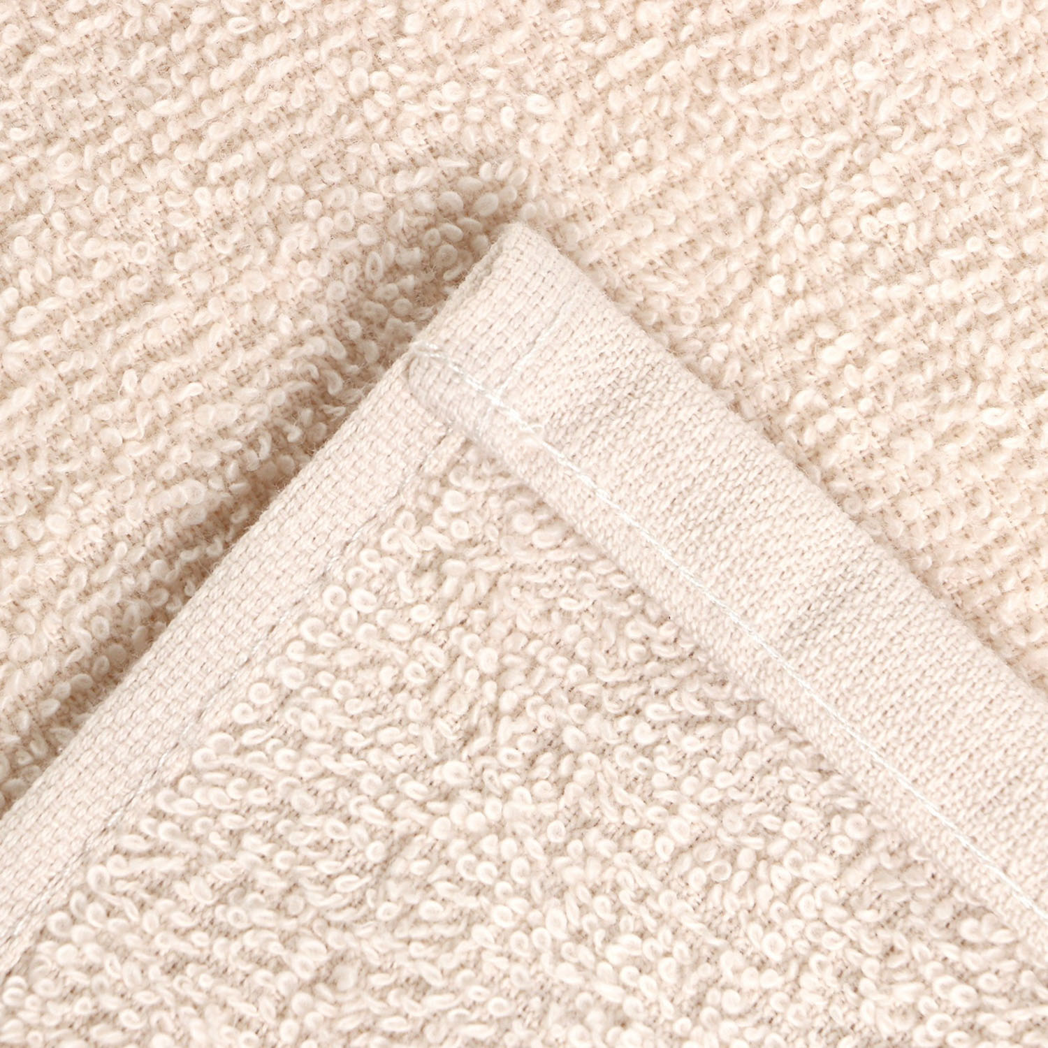 Полотенце махровое Flashlights, 50х90 см, 305 г/м², молочный