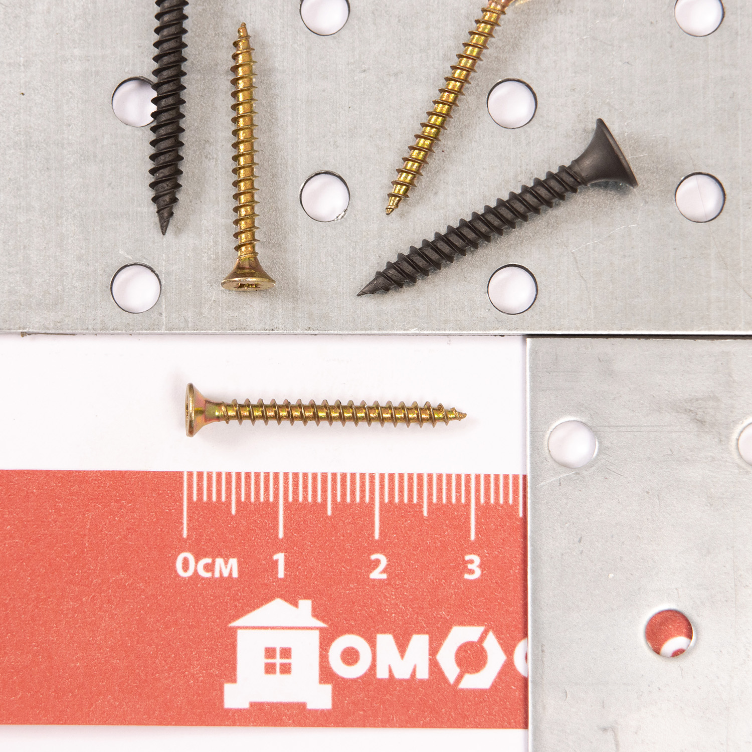 Шурупы жёлтые BROZEX пакет 3*30 (30шт) *10/100