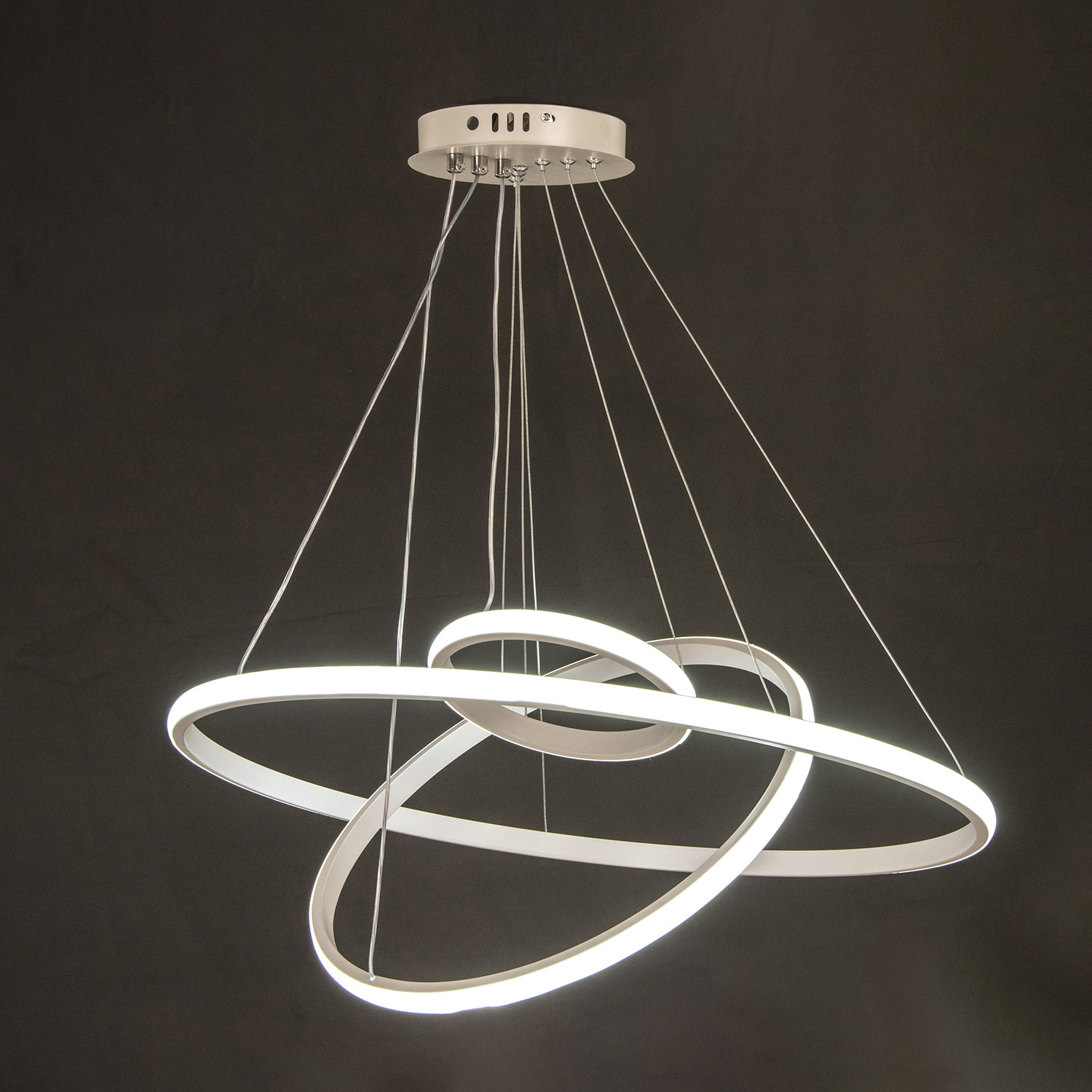 Светильник подвесной светодиодный 99001-0.9-03D WH LED 3000-6000К  S=16м2  *1