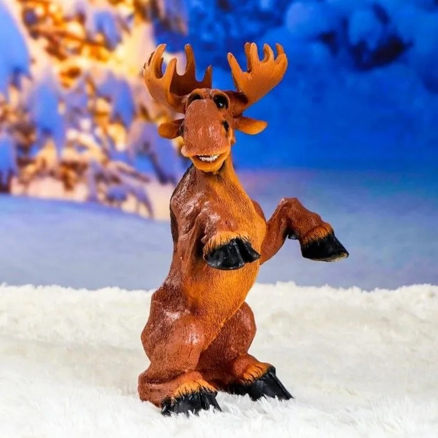 Садовая фигура "Лось с тележкой" 37см   2425305