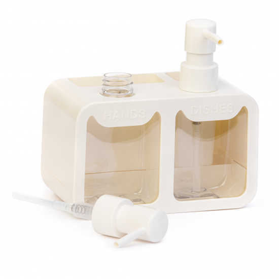 Диспенсер для моющего средства кухонный пластм. 170х95х170мм Белый И8924 (ЗПИ "Альтернатива") *1/30