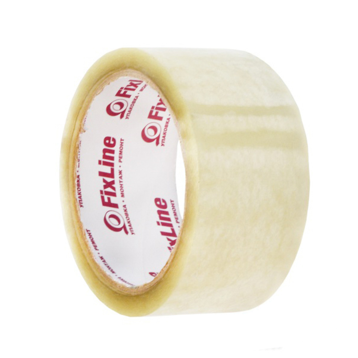 Лента клейкая прозрачная 48мм х 53м "FixLine" *6/36