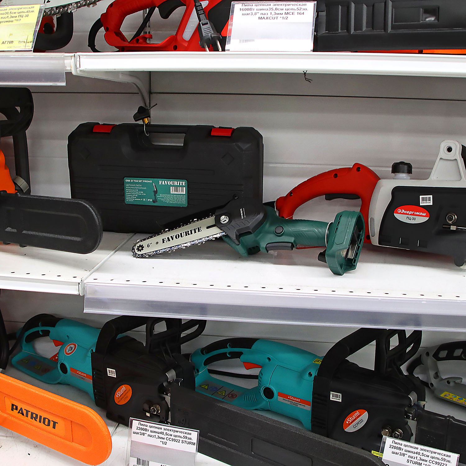 Пила цепная аккумуляторная 21В 1,5Ач Li-Ion шина15см цепь37зв OBS 21 TG6 SET PROMO FAVOURITE *1/8