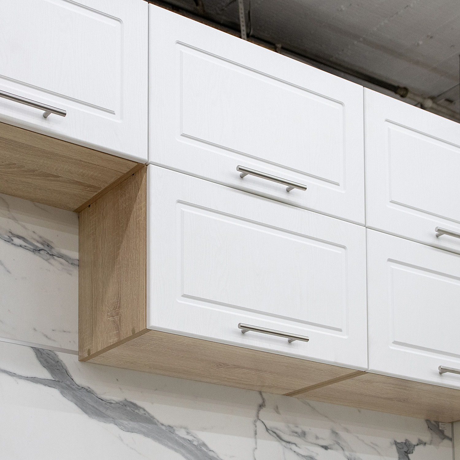 Шкаф навесной 600х676х290 мм BROZEX-WOOD Орхидея Горизонт, с двумя дверцами