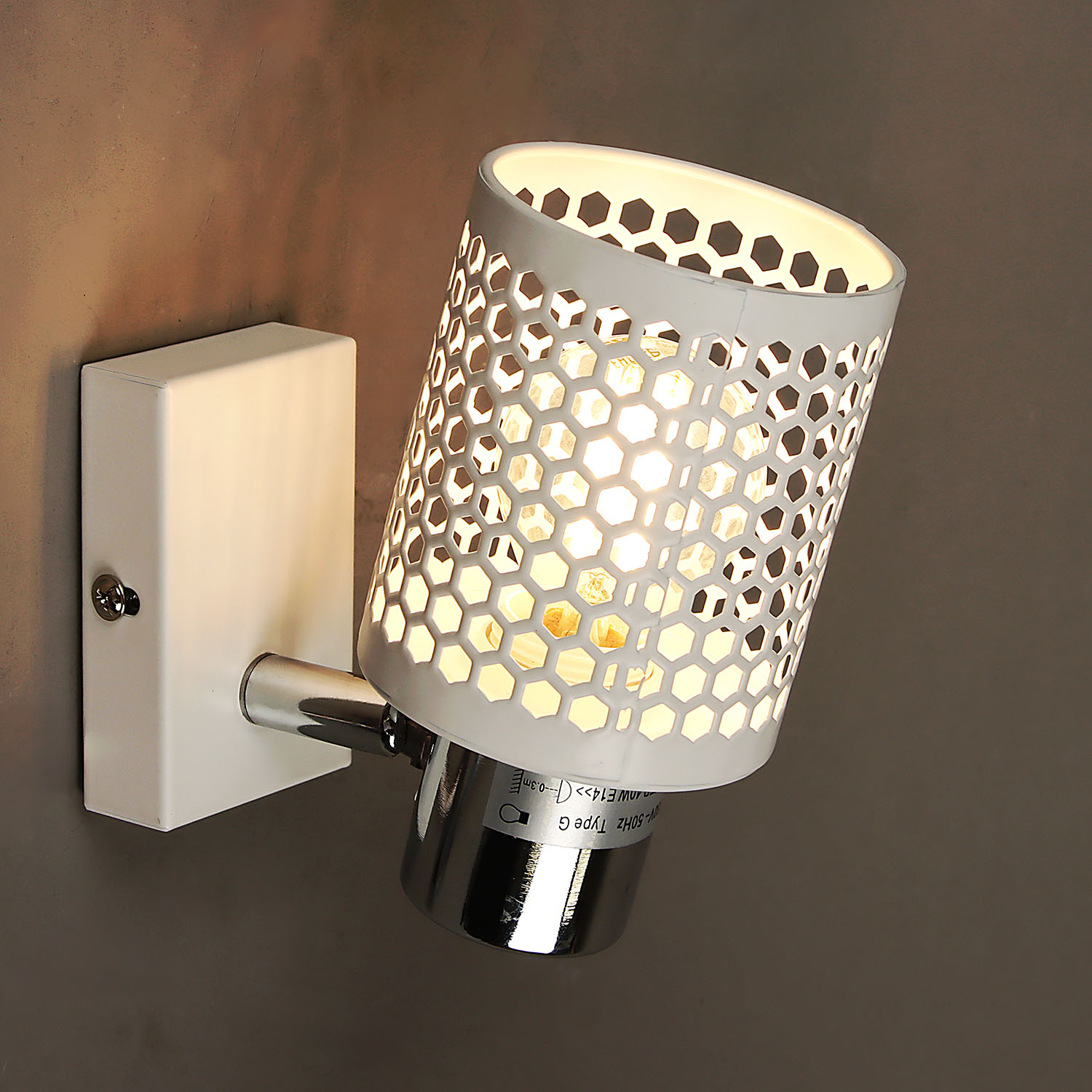 Бра 01412-0.8-01 WT+CR Е14  *1/30