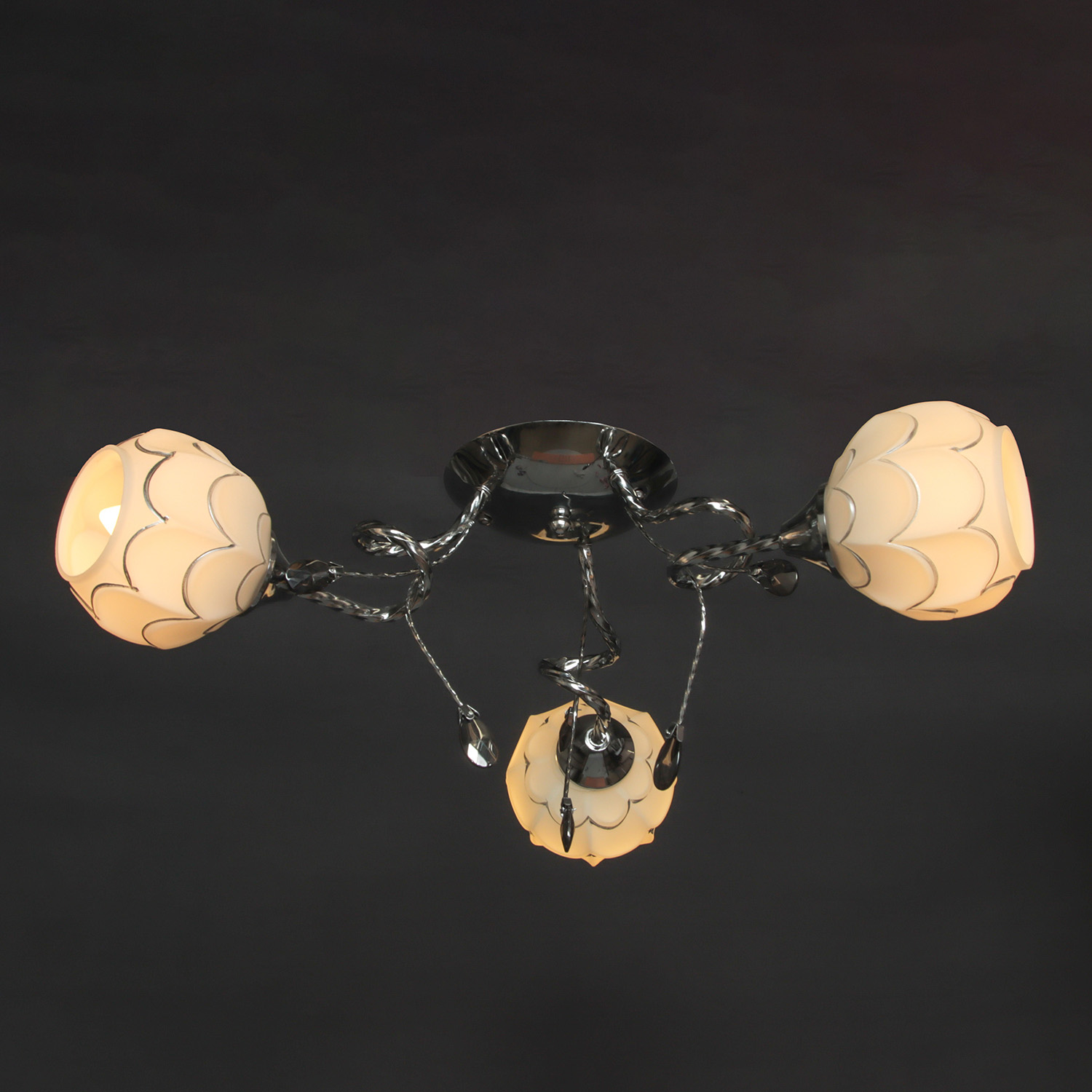 Люстра Verner Lighting А1336/3, 40 Вт, Е27, 3 лампы, хром