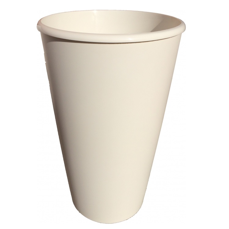 Кашпо пластм.  "Le cone" высокое 41л(вст.18л),d верх.350мм,h600мм Кремов.1200-1 "Tek.A.Tek" *1