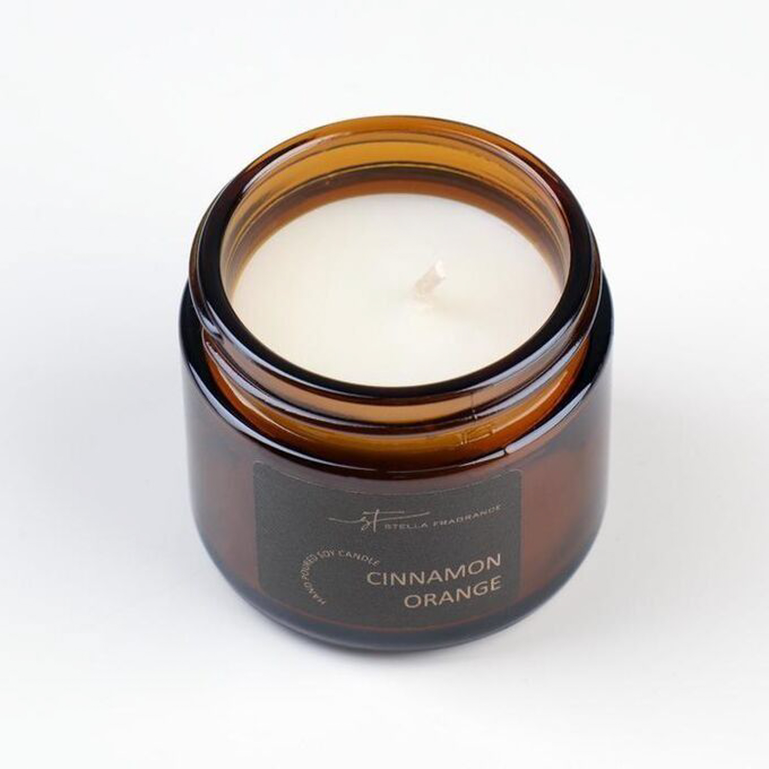 Свеча ароматическая в банке "CINNAMON ORANGE", соевый воск, 50 г, апельсин и корица 7030427