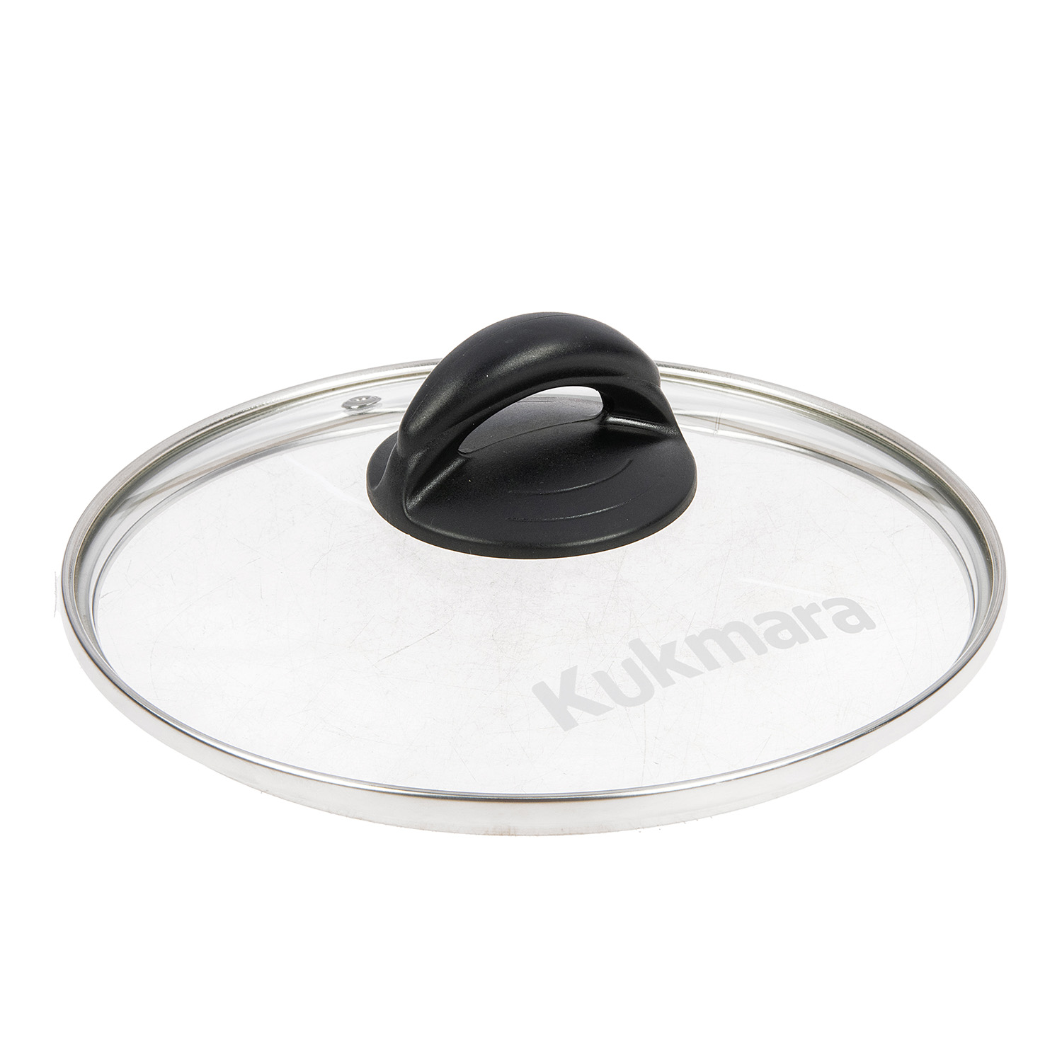 Кастрюля алюмин. антипригарная "Kukmara" "Granit" black 2,5л Стекл.кр. кгч25а *1/3