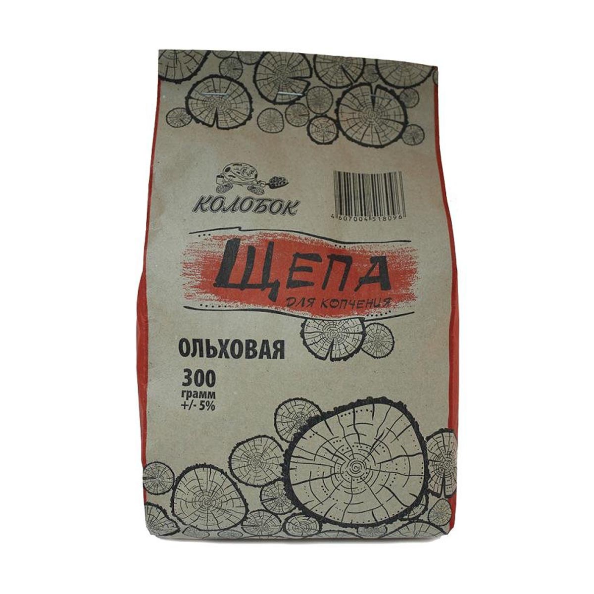 Щепа для копчения «Ольховая» Колобок, 300 г