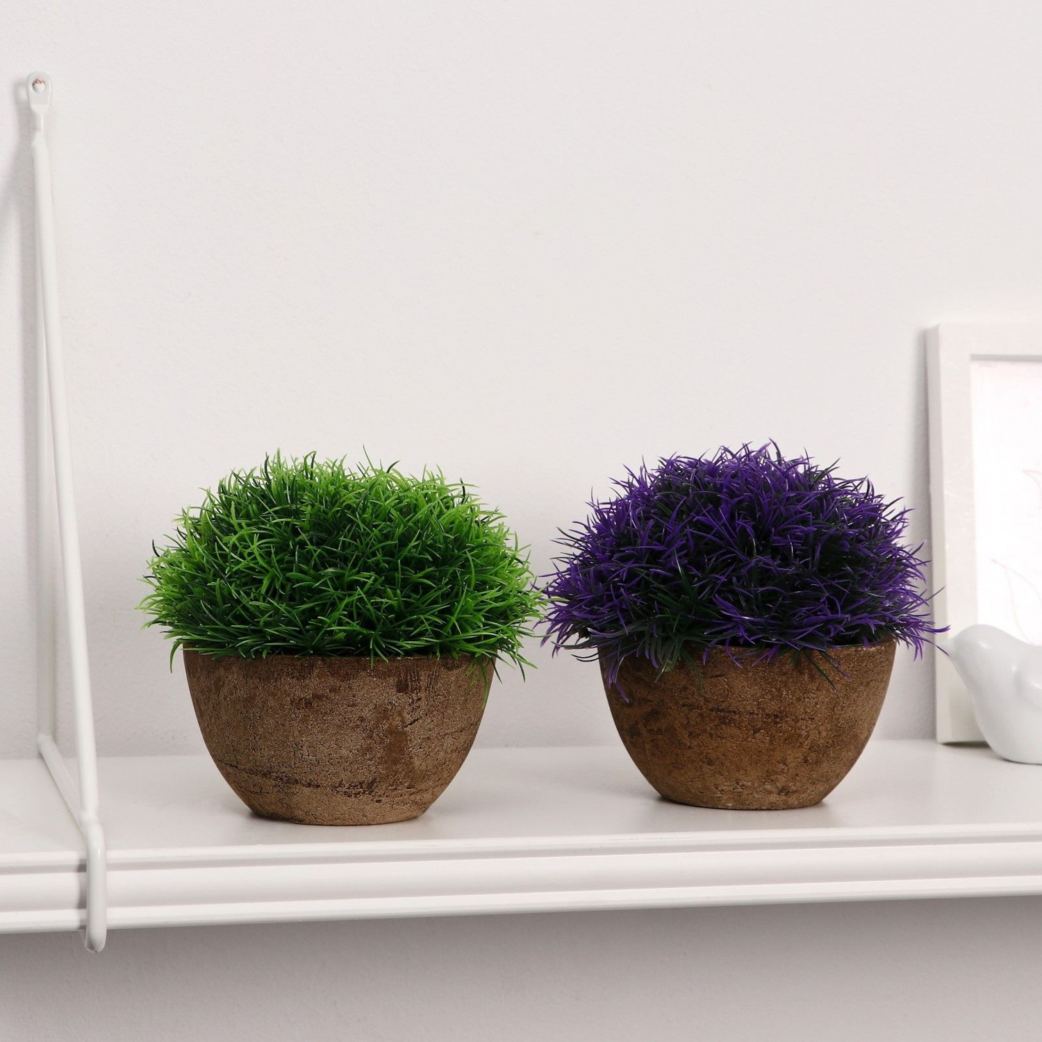 Бонсай в горшочке "Травка" 13*11 см, микс   4555657