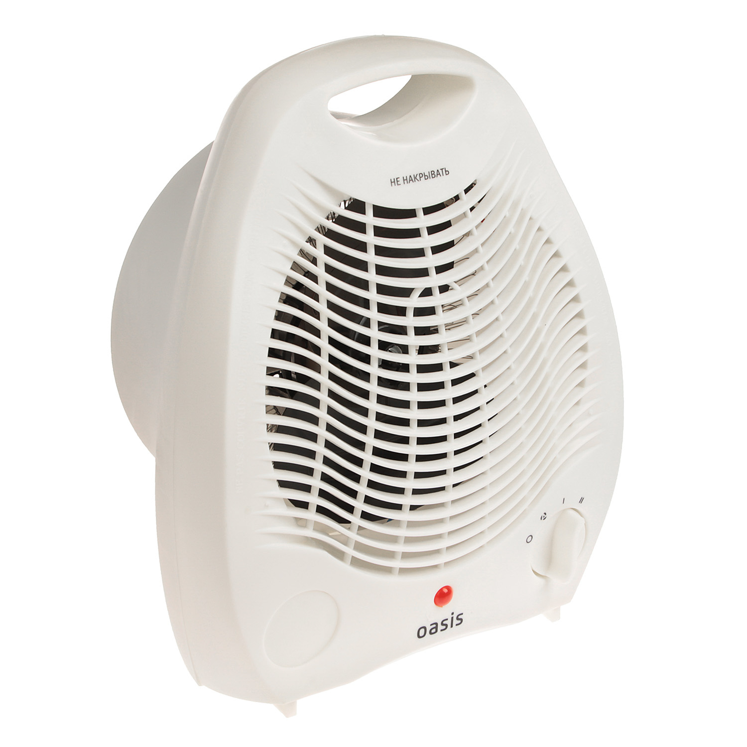 Тепловентилятор 2000 Вт Oasis SD-20R, спираль, 3 режима, защита от перегрева, 20 м²