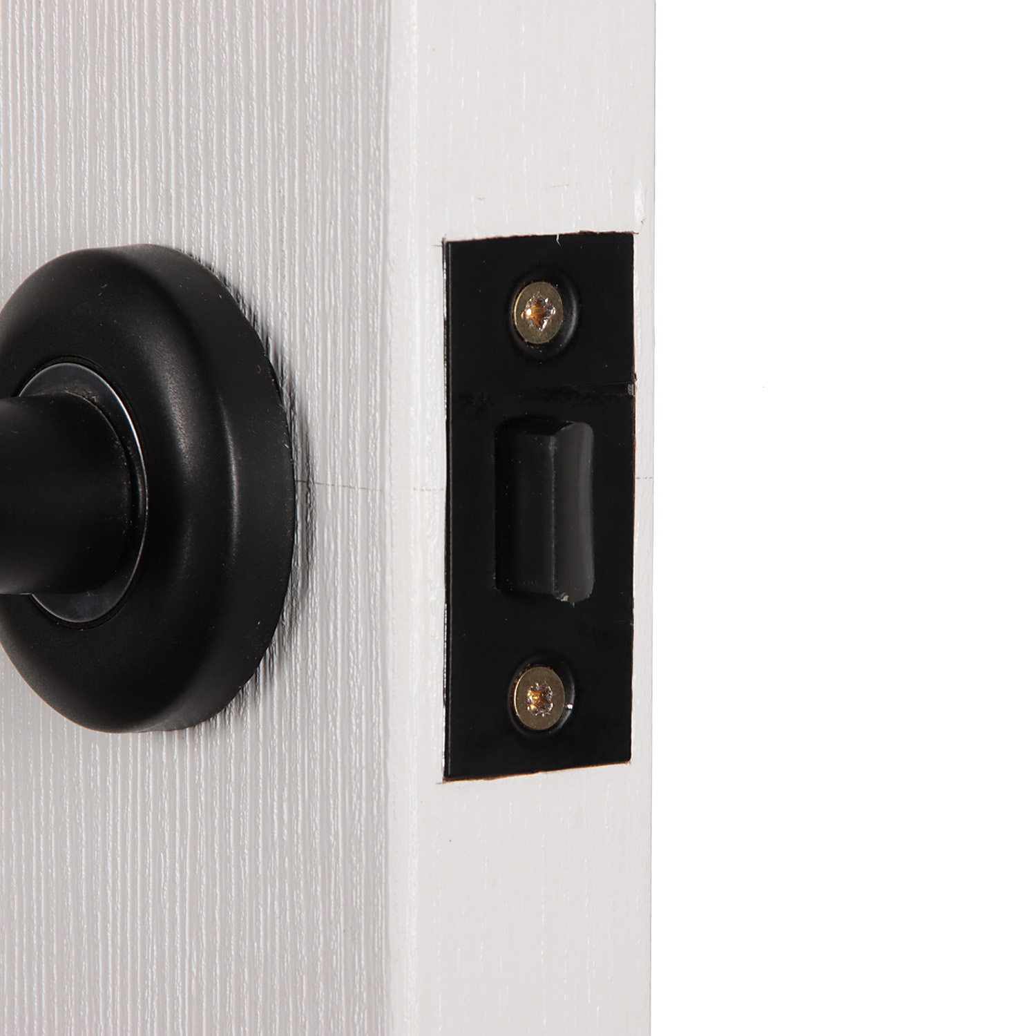 Комплект двери Даллас, 2000х800 мм, полотно, погонаж, фурнитура, дуб белый/черный лакобель