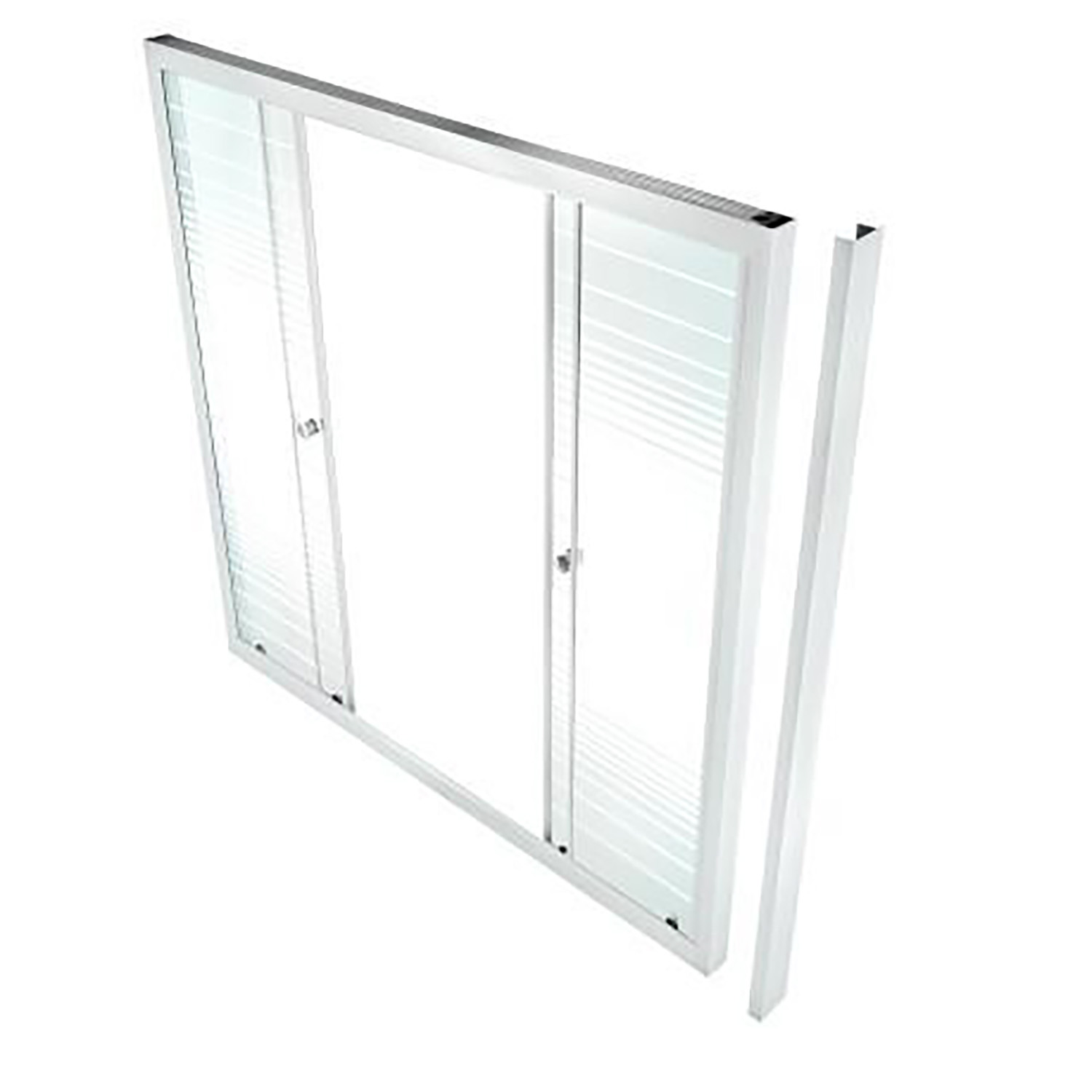 Штора 2двери 1700, Аква, Полосы, Белый *1