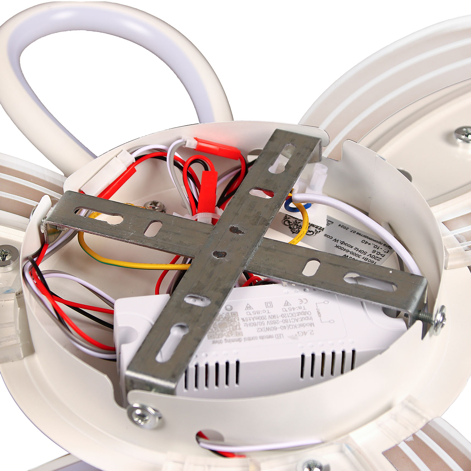 Светильник потолочный светодиодный 2334/160W white 500 мм 3 реж., пульт S=25м2  VERNER LIGHTING *1