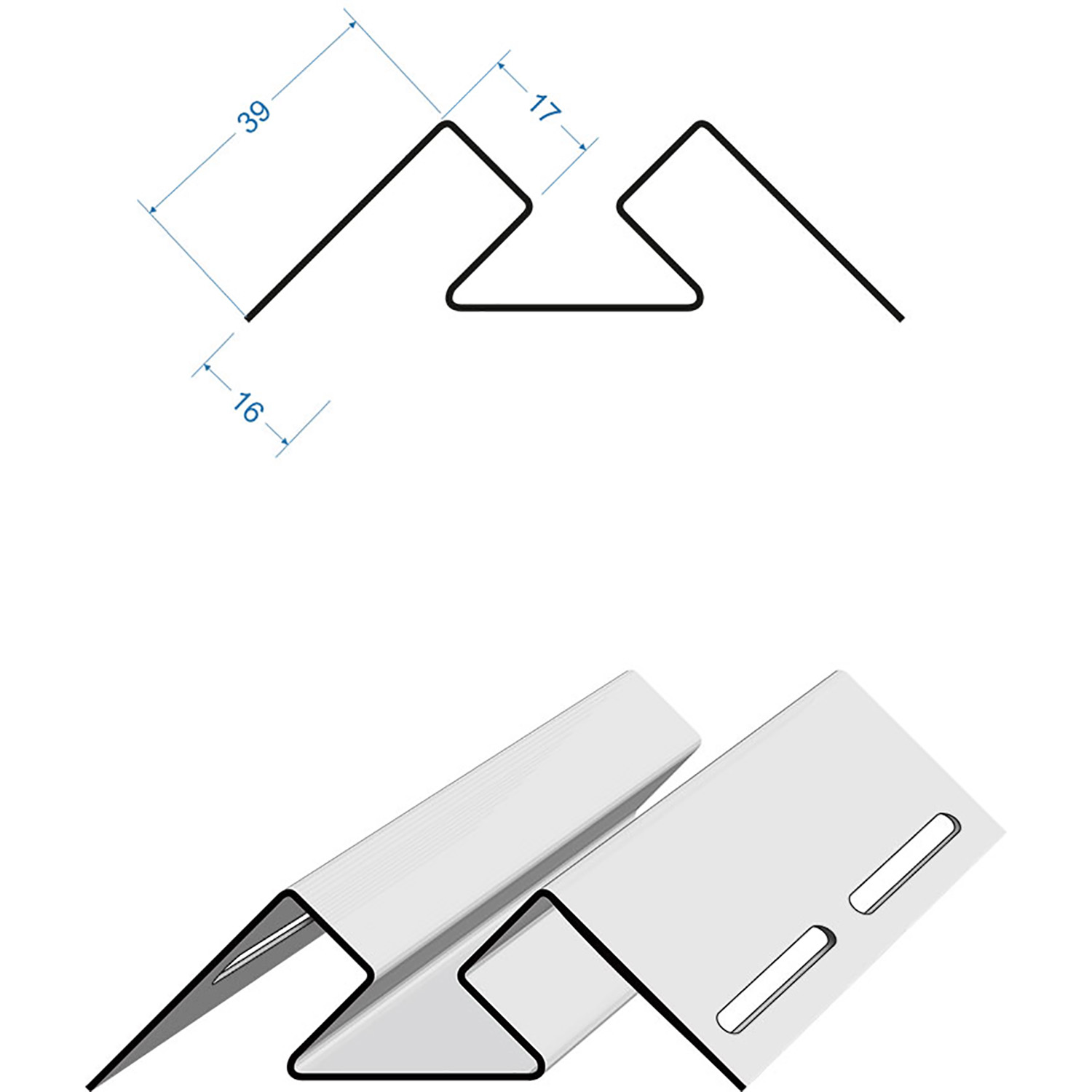 Внутренний угол PREMIUM Крем брюле (3м) Дёке