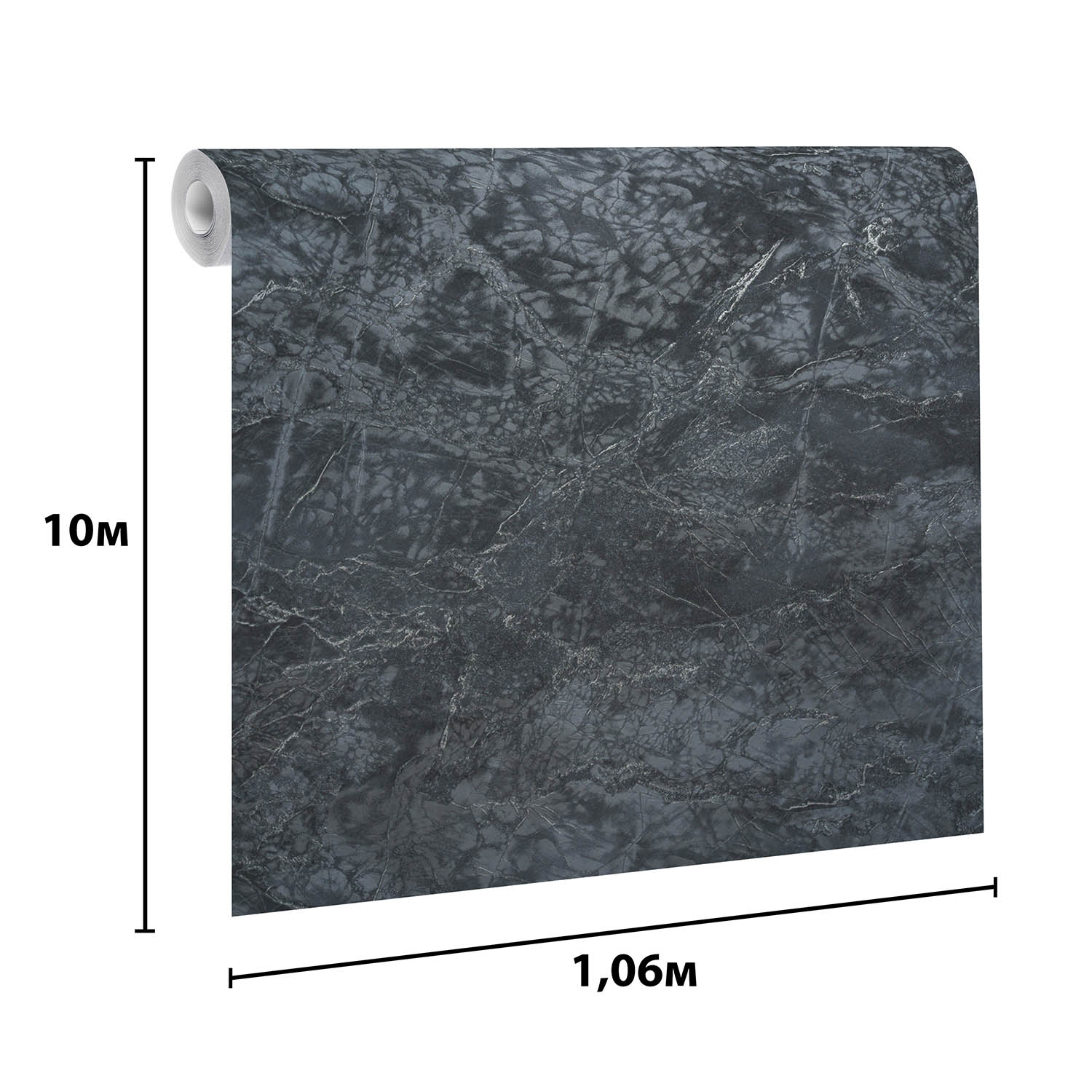 Обои флиз. Артекс  Комильфо (графит) 11447-05 10х1.06м  *1/6