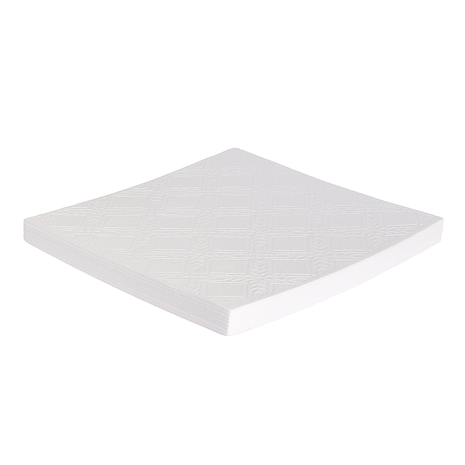 Плитка потолочная 50х50 см Рим, 2 м², белый