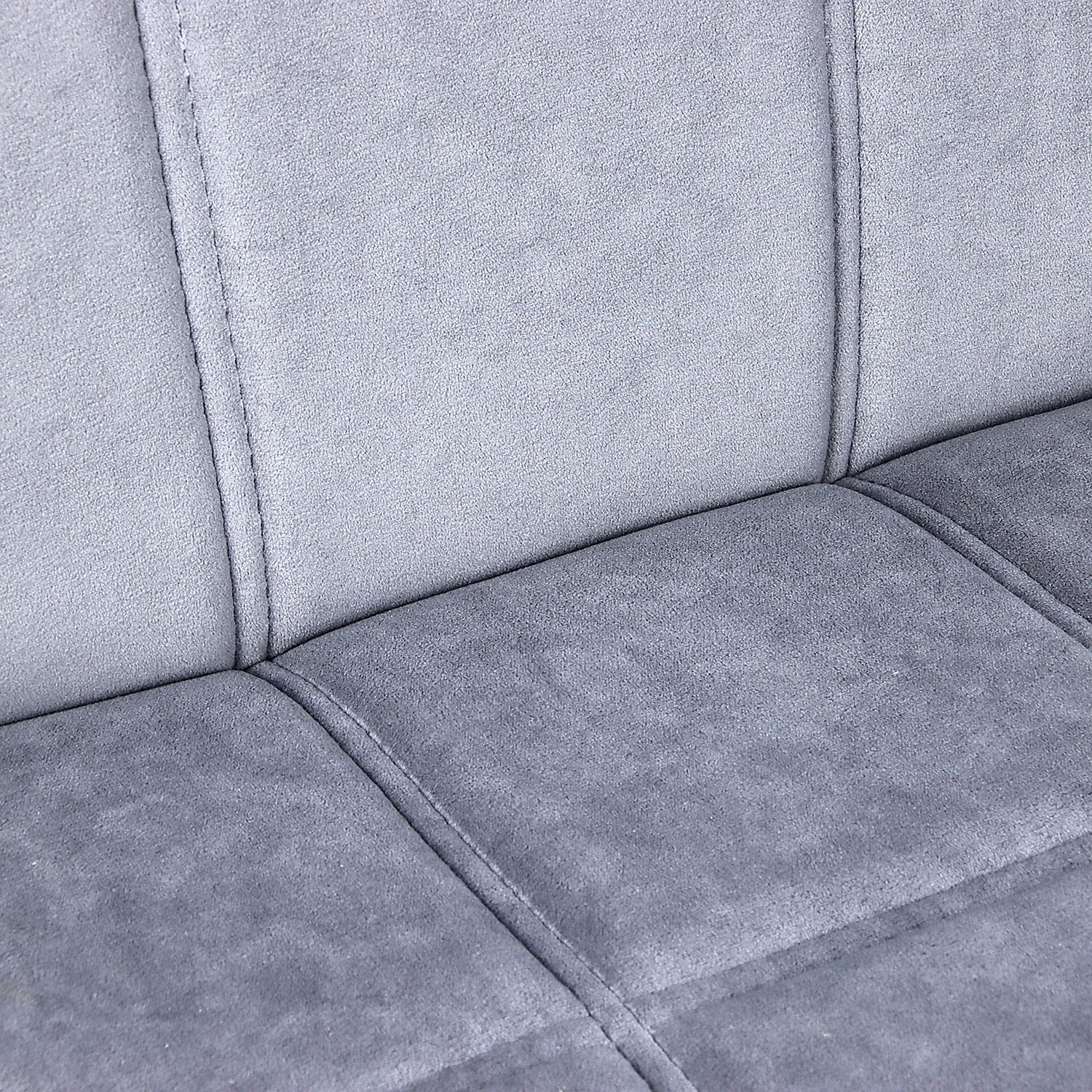 яяяСтул АВИНЬОН КАТАНИЯ Велюр Сильвер+металл.каркас Черный матовый аналог КТ527*4