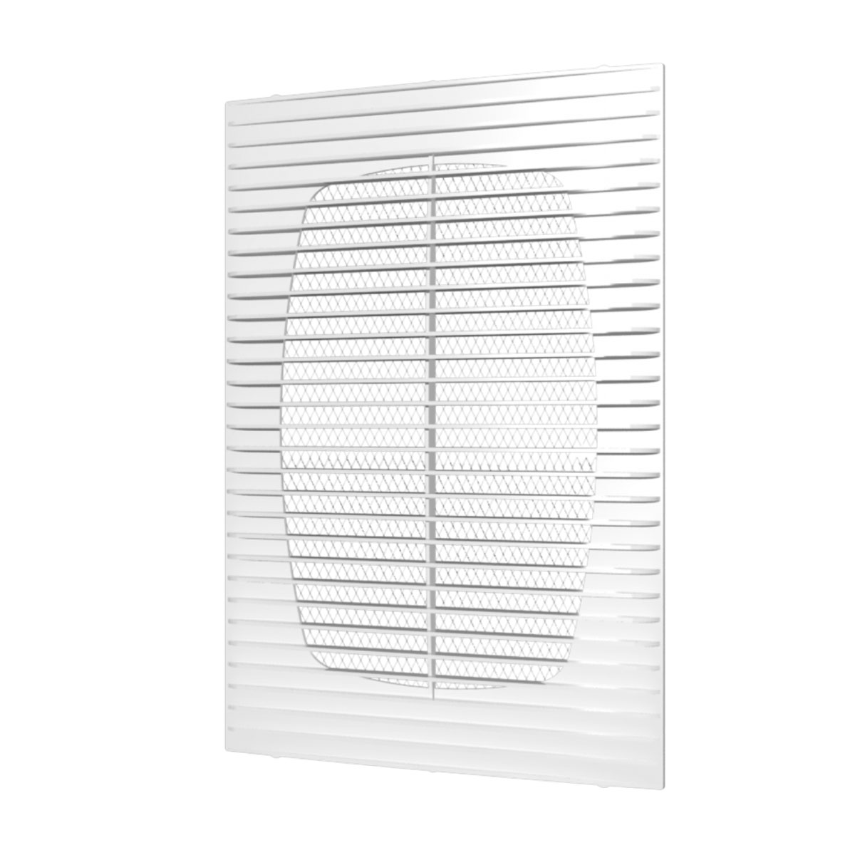 Решетка вентиляционная 138х138мм 1313Г Эковент (с сеткой, пластик) *1/85